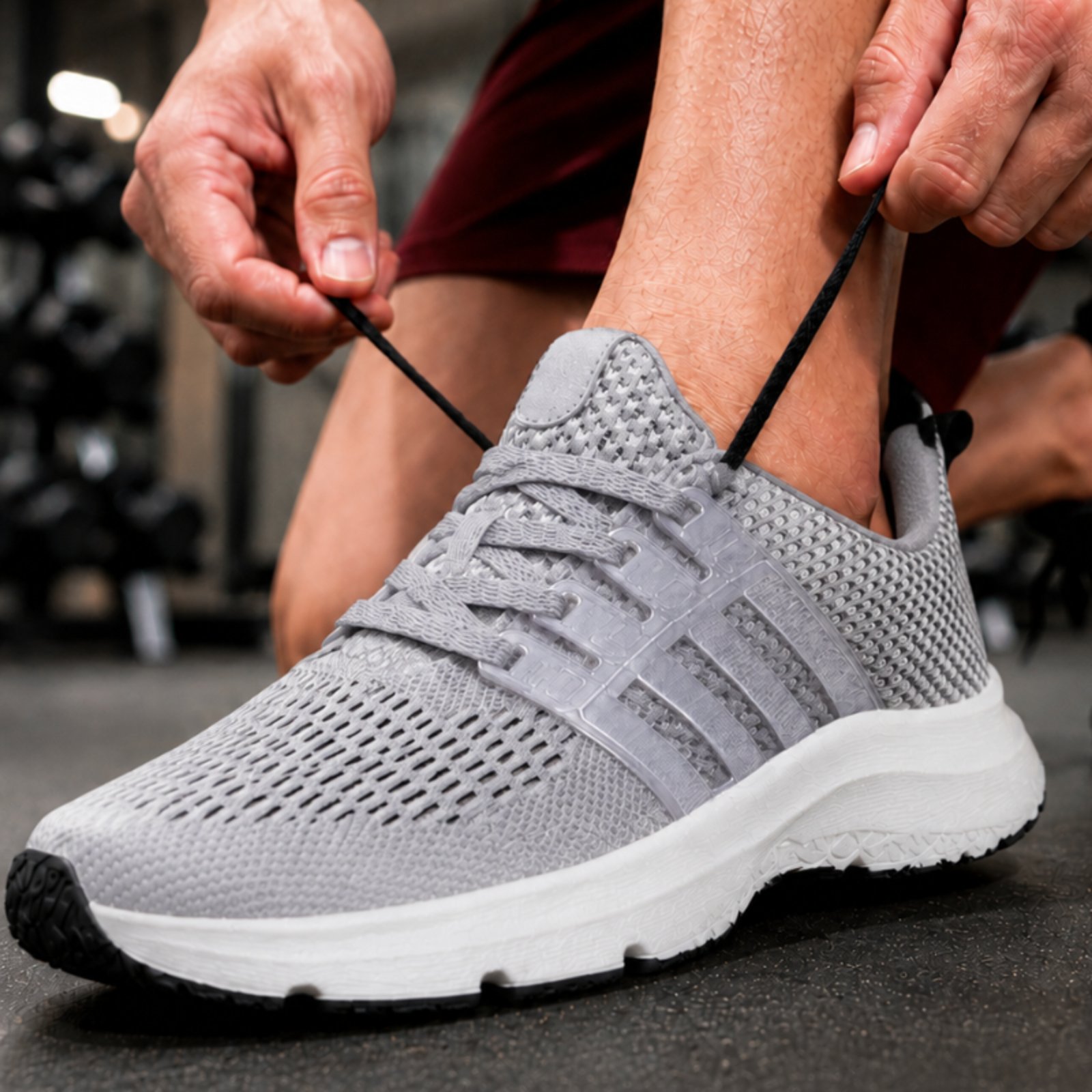 Tênis Masculino Esportivo Caminhada Academia Corrida - Cinza