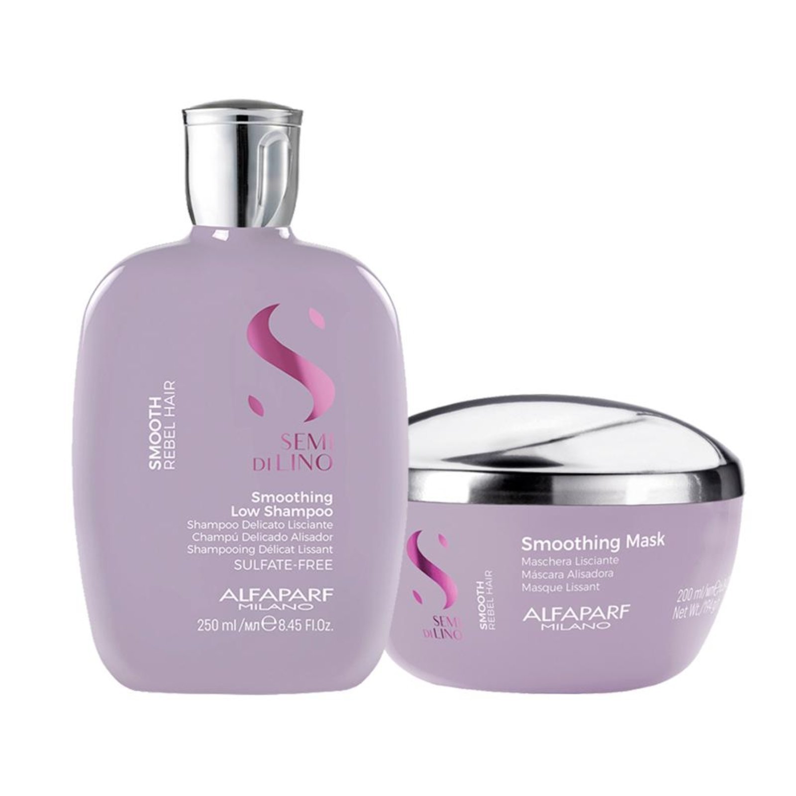 Alfaparf Semi Di Lino Smooth Shampoo e Máscara