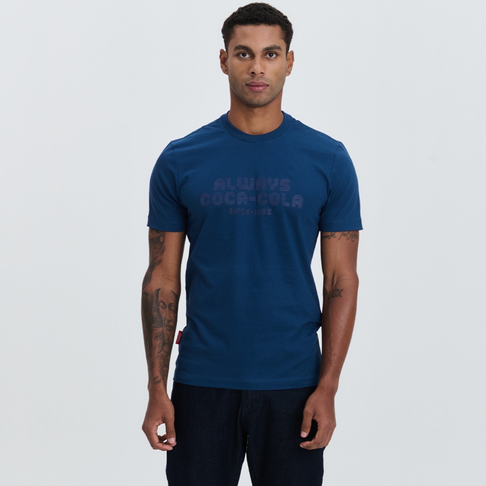 Camiseta Masculina Comfort Alwyas Coca-Cola Jeans Maré Noturna