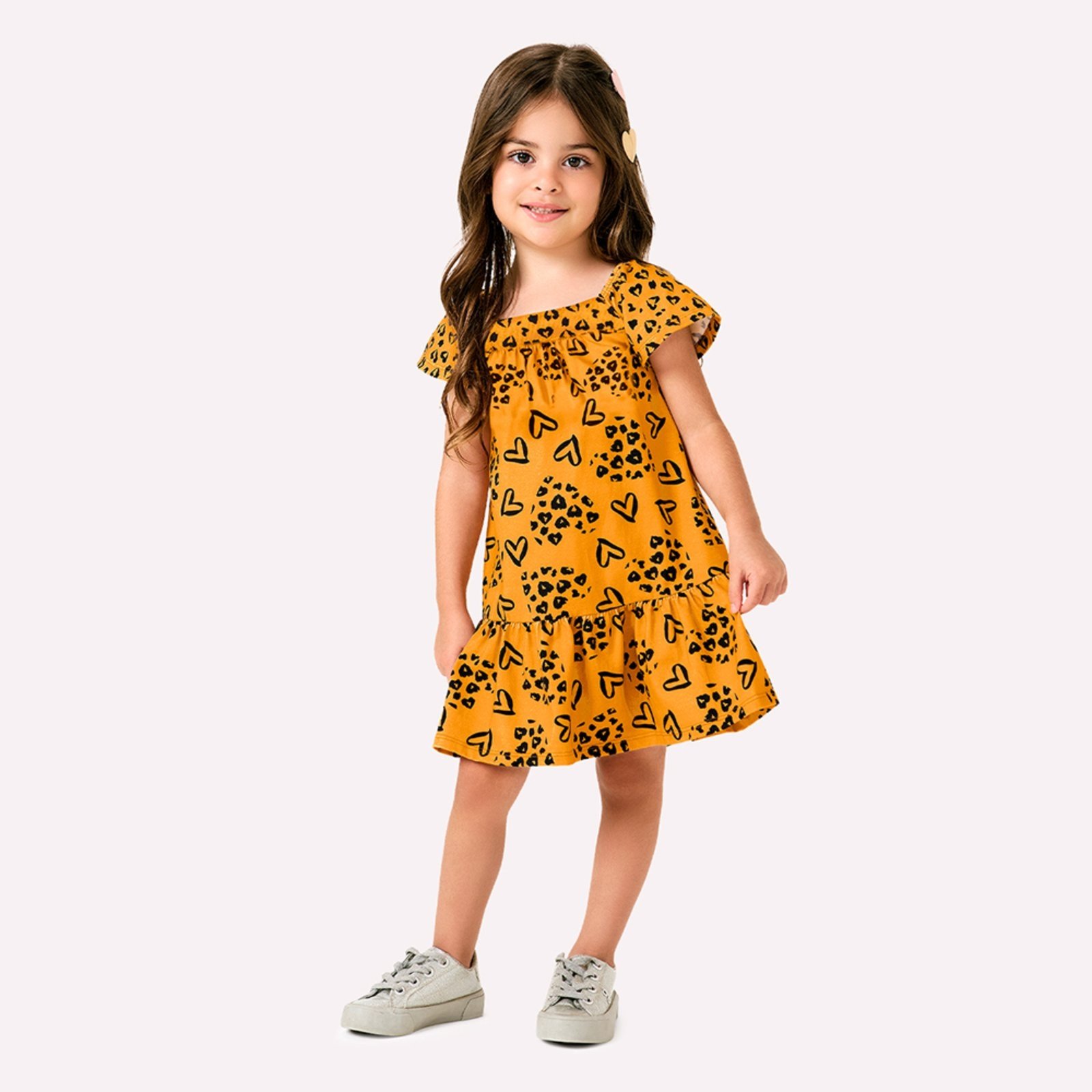 Infantil – Vestido Menina em Cotton Kyly