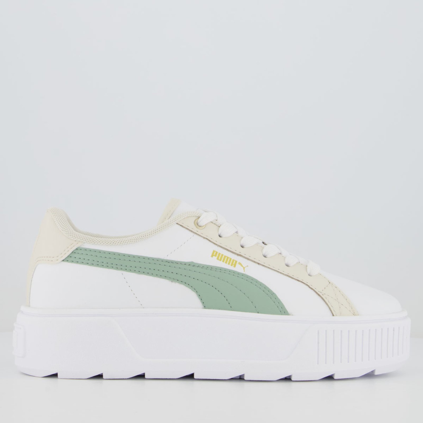 Tênis Puma Karmen L BDP Feminino Branco e Verde