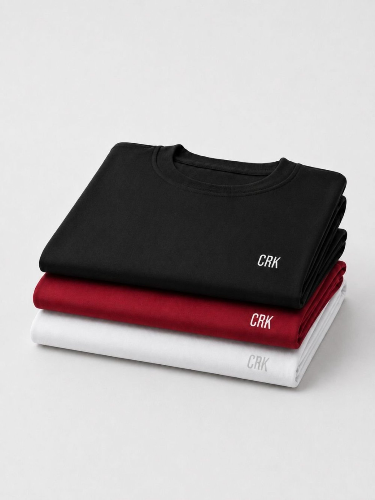 Kit 3 Camisetas Masculinas Algodão Básicas Lisas Crocker