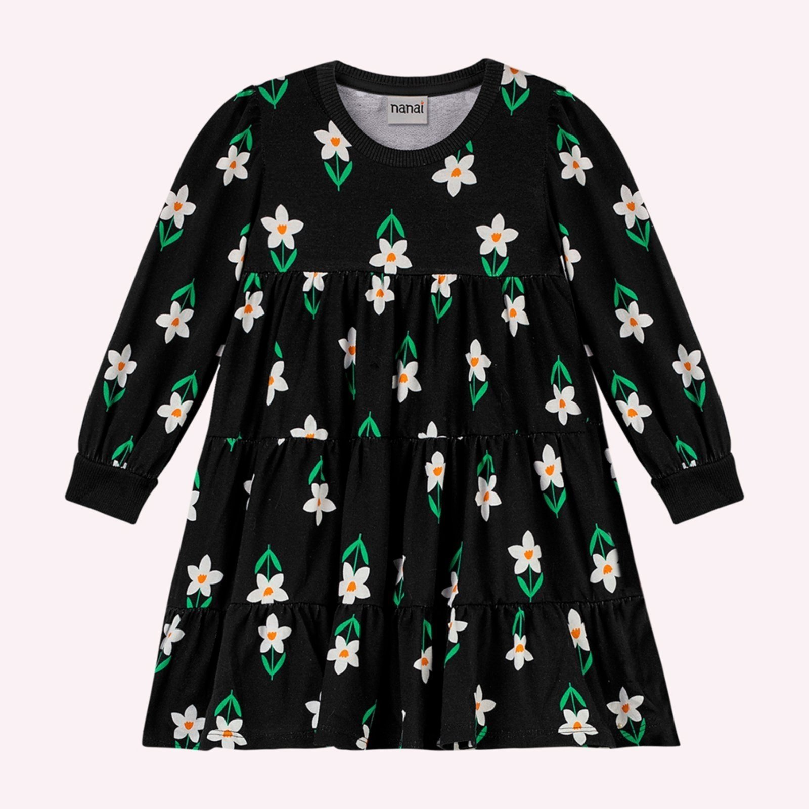 Infantil - Vestido Menina Flores Nanai