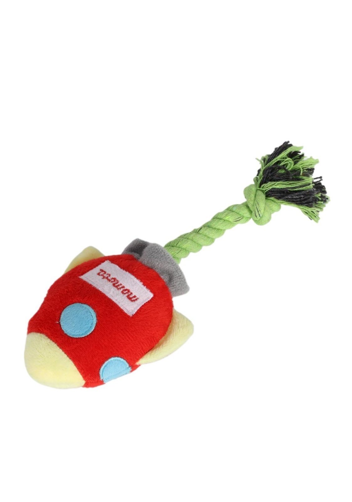 Vista 3 Infantil - Brinquedo Pet Rocket Pelúcia com Barulho e Corda Up4you azul Up4you azul