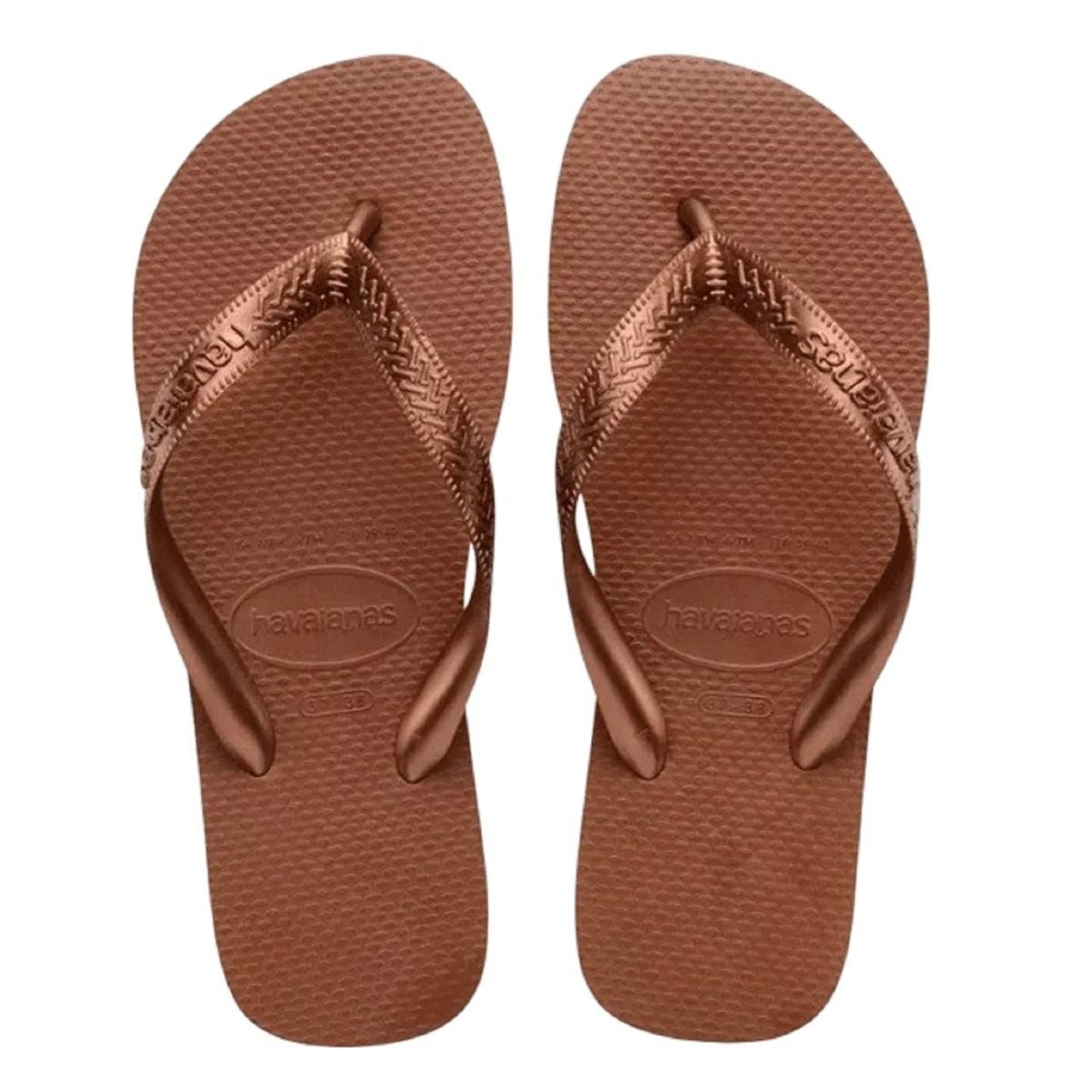 Chinelo Havaianas Feminino Top Tiras Ferrugem
