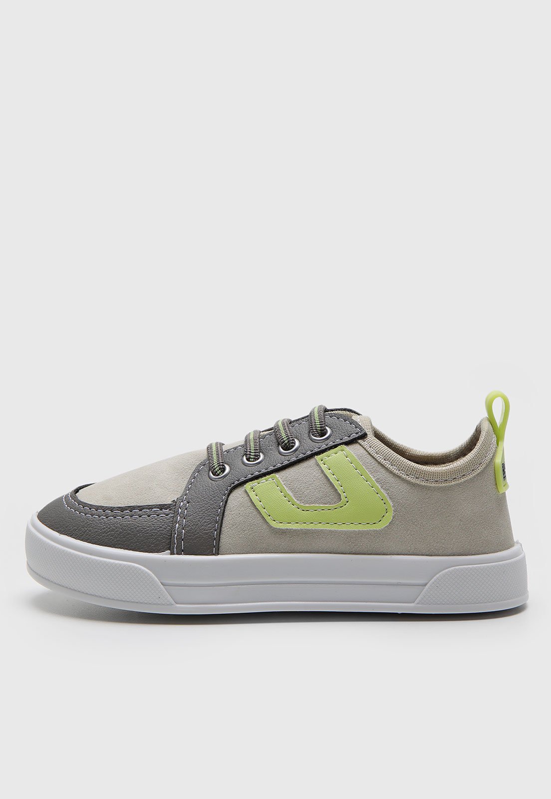 Vista 3 Infantil - TÊNIS Pimpolho Street Outdoor Colors Off-White e Cinza off-white white Pimpolho off-white white