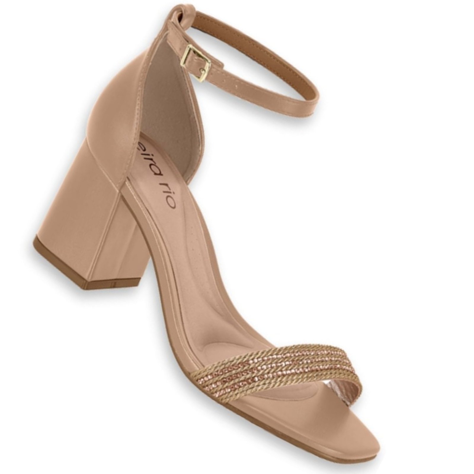Vista 2 Sandalia Beira Rio 8436.245 Femininio BR SPORTS nude BR SPORTS nude