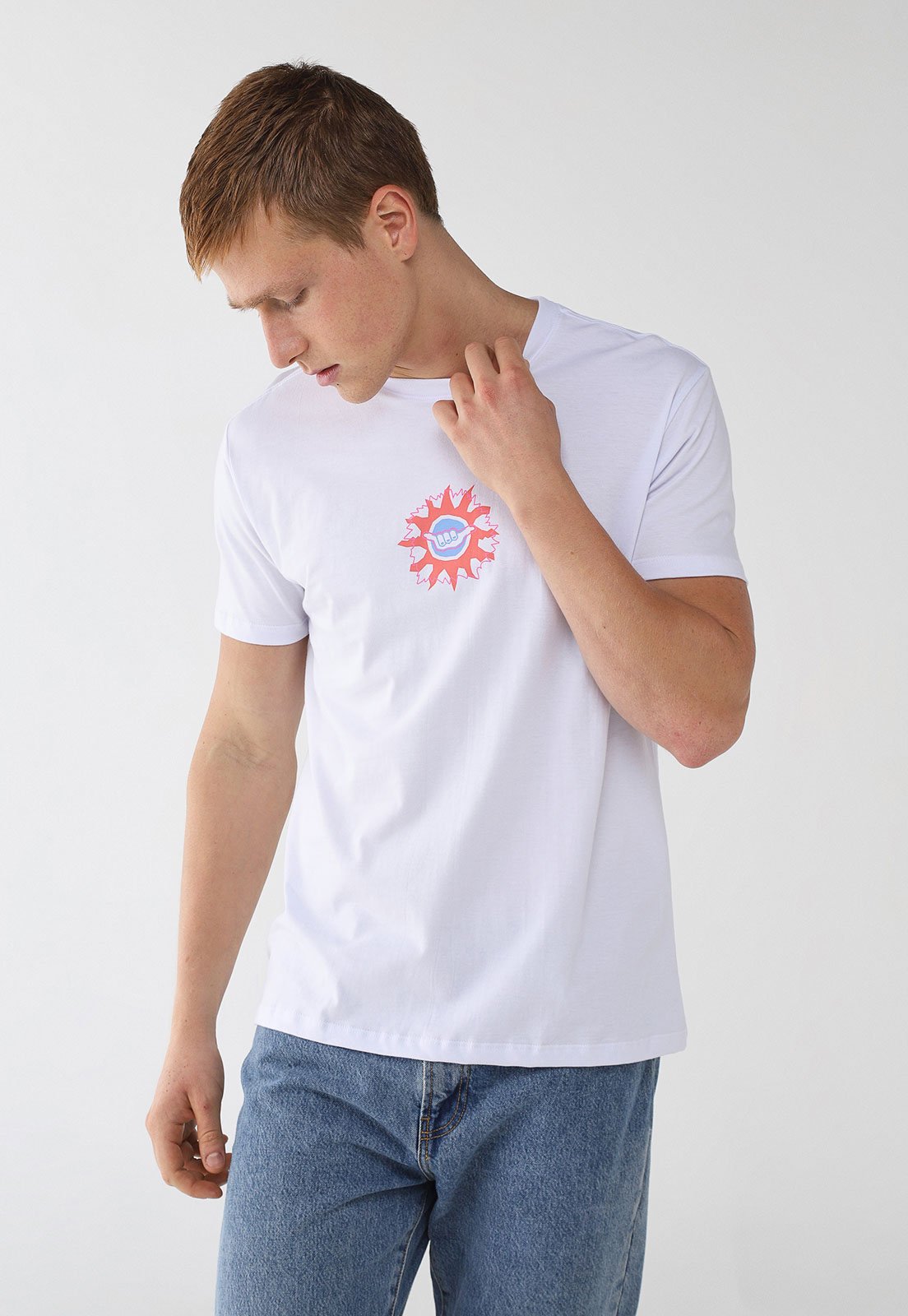Camiseta Hang Loose Silk Genuine Branca