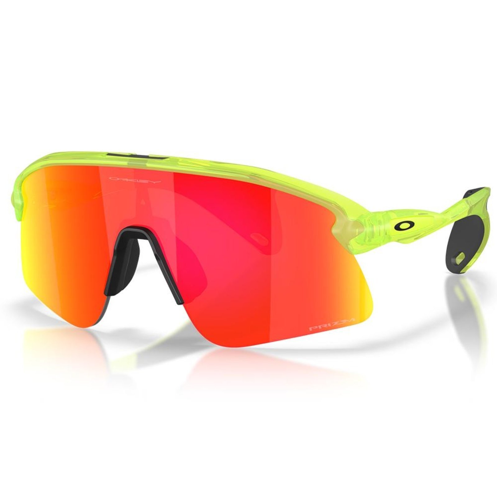 Vista 2 Óculos de Sol Oakley Stunt Devil S Matte Uranium Prizm Ruby amarelo Oakley amarelo