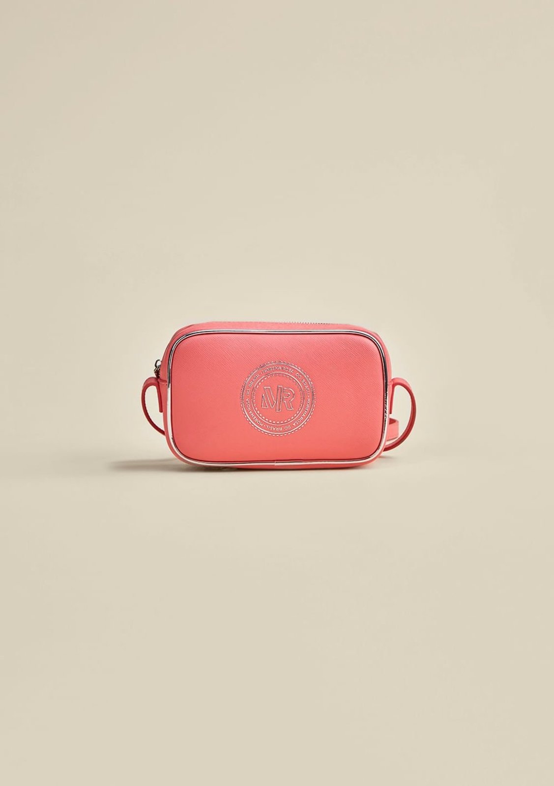Vista 2 Bolsa Morena Crossbody Logo Mr Morena Rosa Morena Rosa rosa