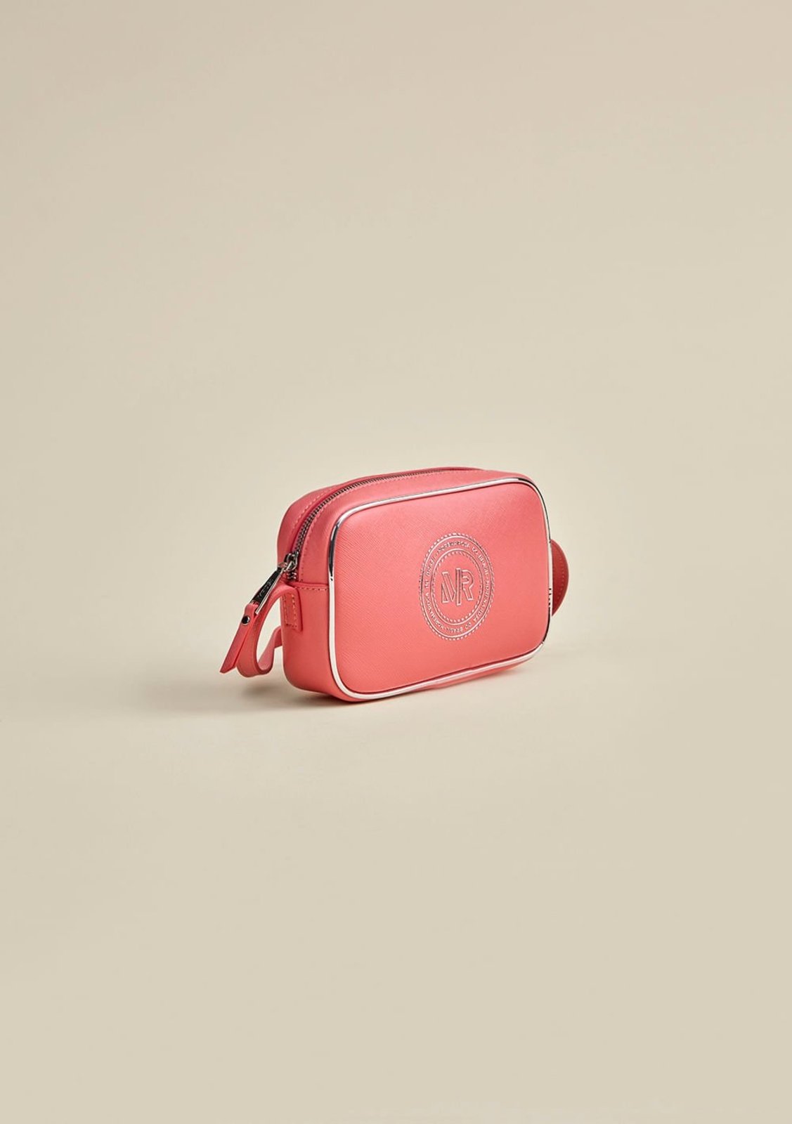 Vista 3 Bolsa Morena Crossbody Logo Mr Morena Rosa Morena Rosa rosa