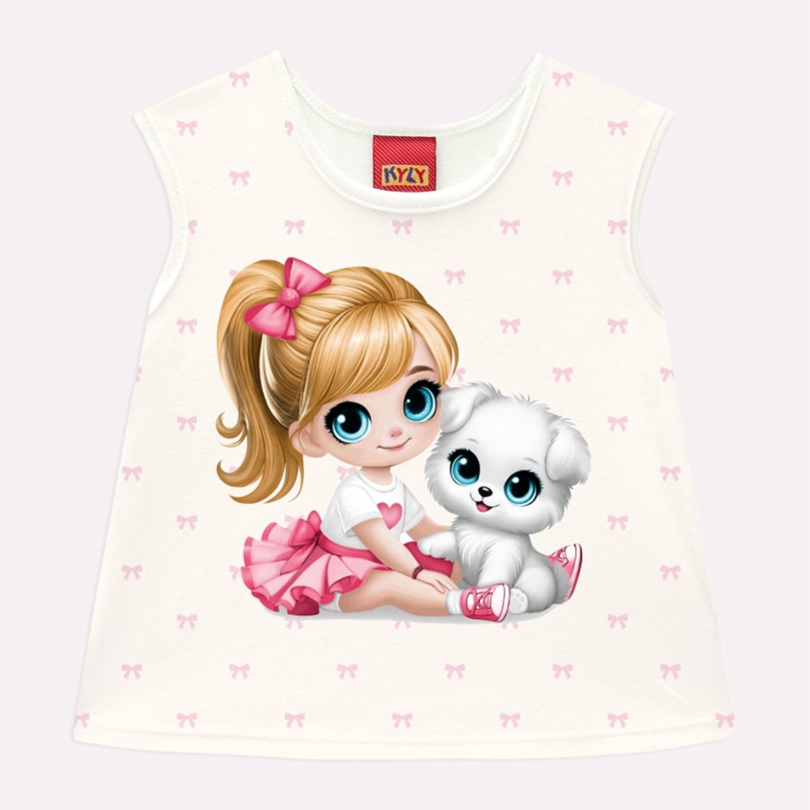 Infantil - Regata Menina Estampa Kyly