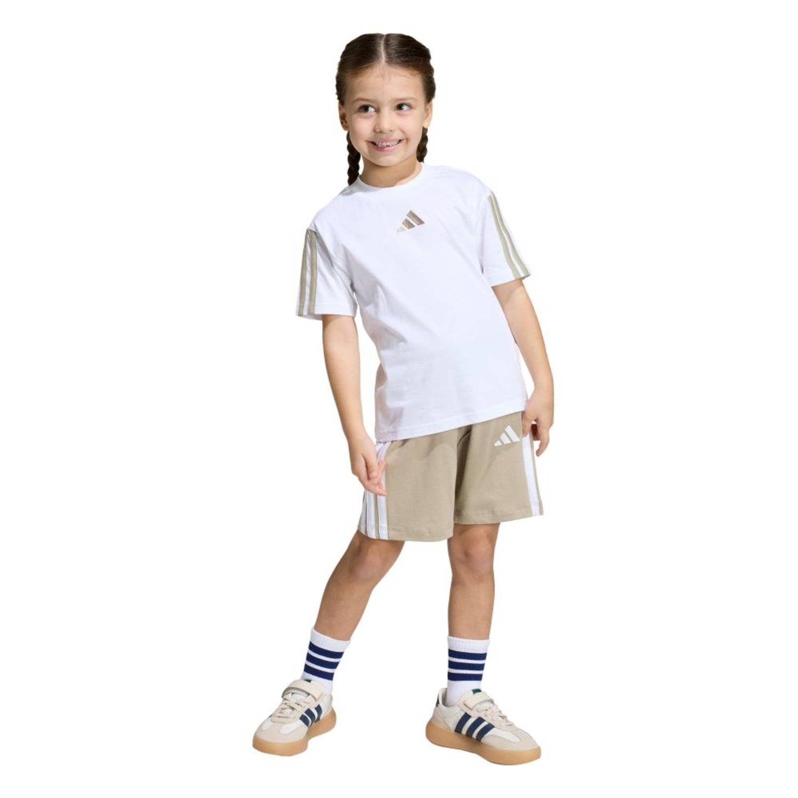 Infantil - Conjunto Camiseta Essentials adidas Sportswear Branco