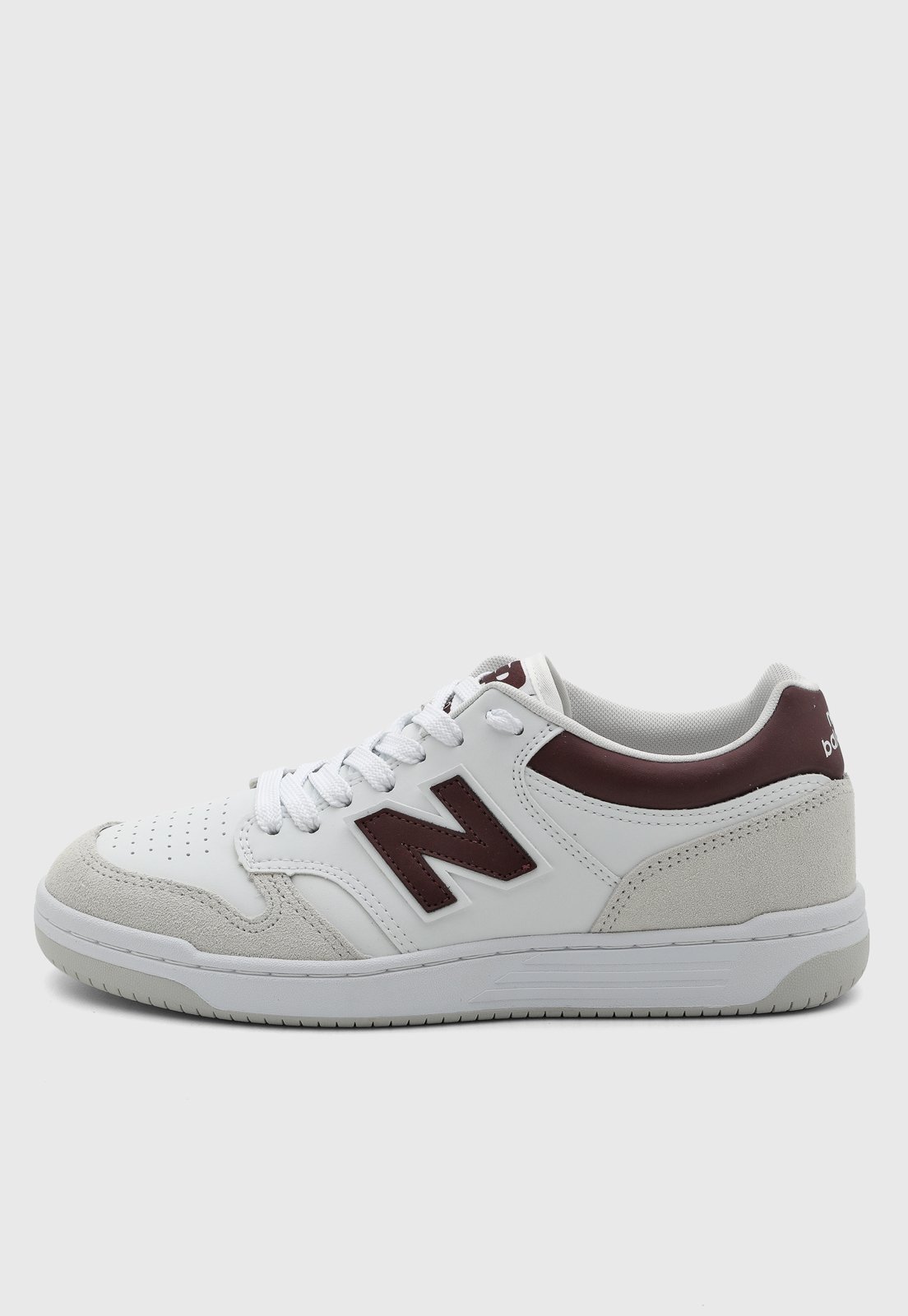 Tênis Masculino New Balance 480 Low Branco
