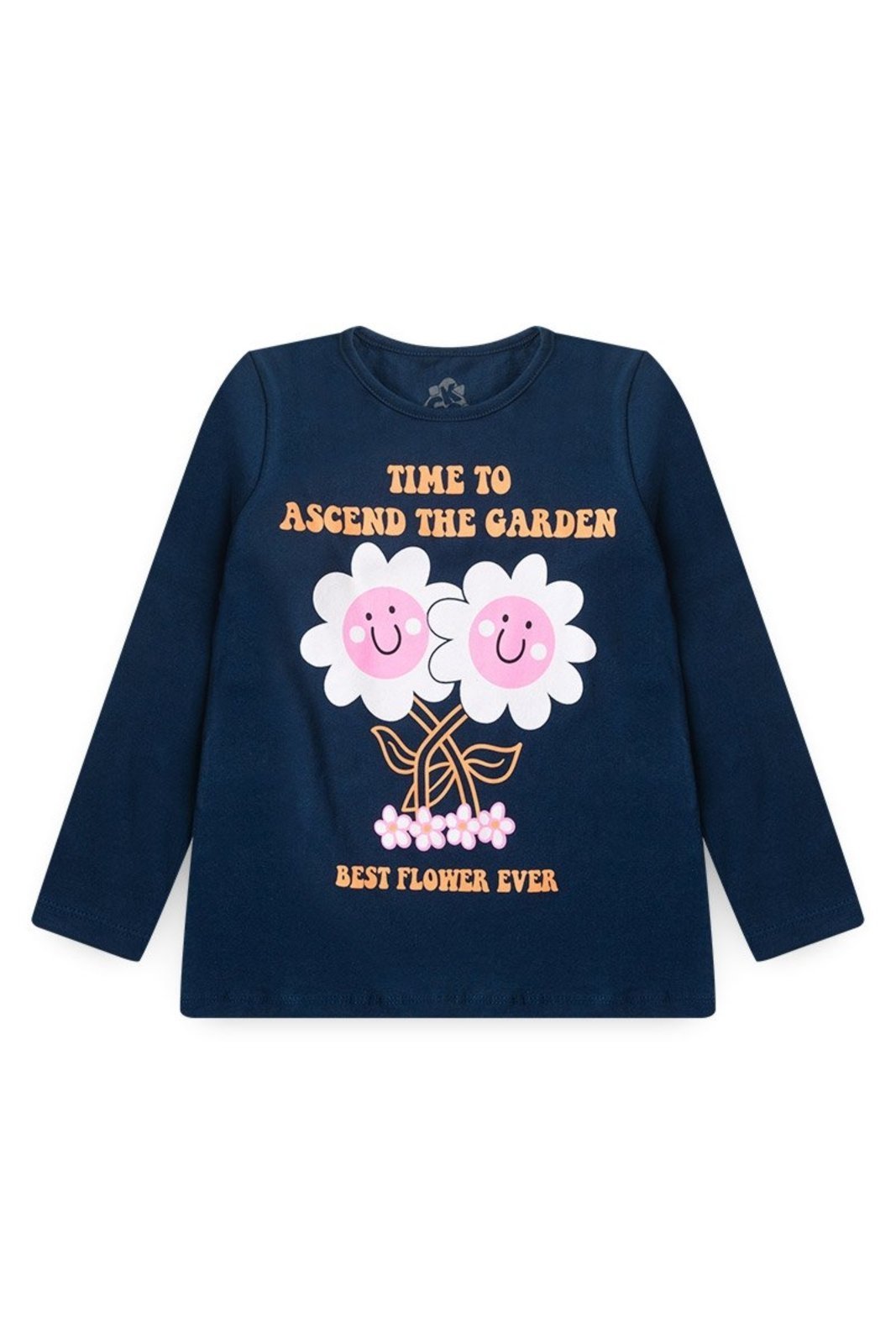 Vista 2 Infantil - Conjunto Meia Estação Menina Flores GKS rosa GKS rosa