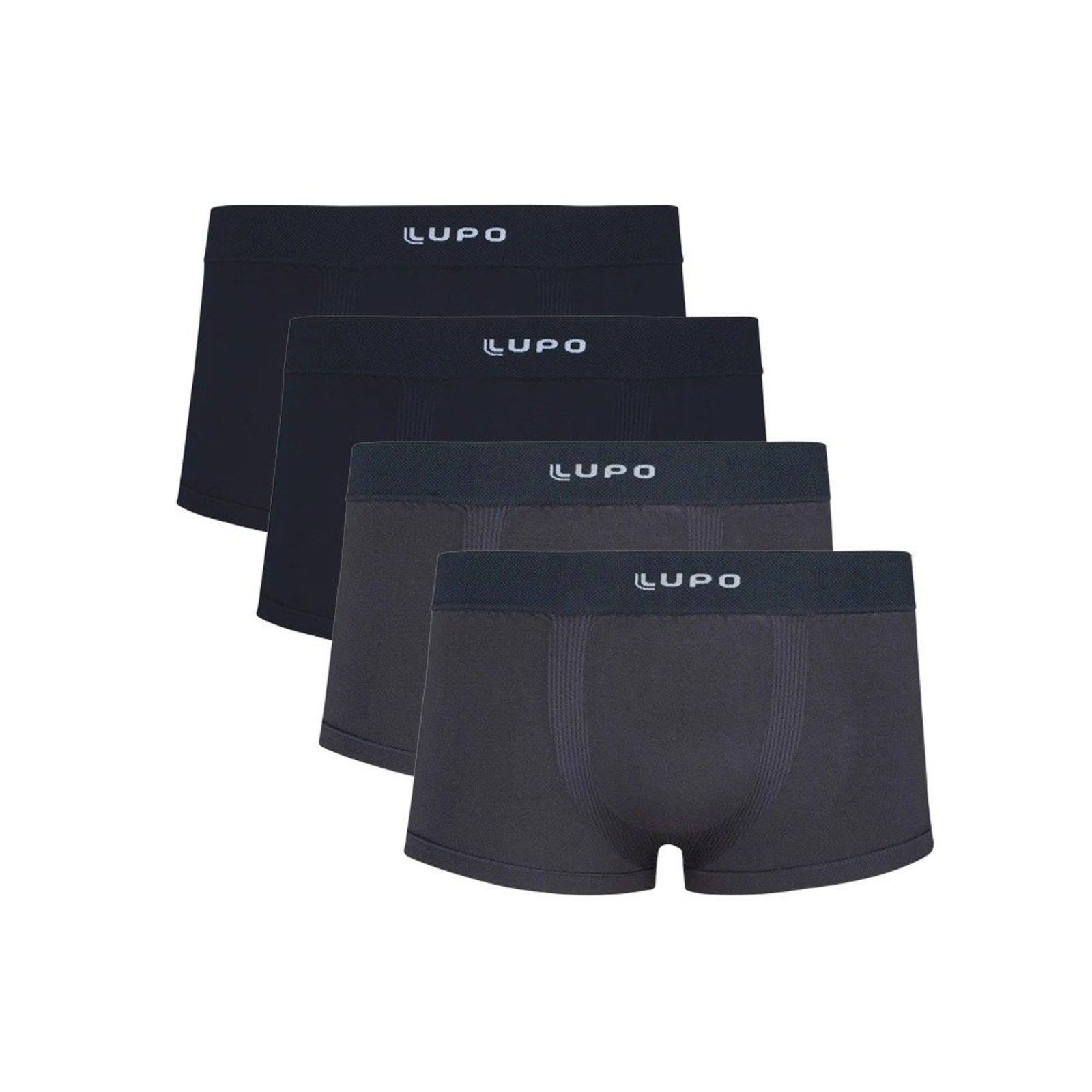 Kit 4 Cueca Sunga Sem Costura Micromodal Adulto Lupo 656