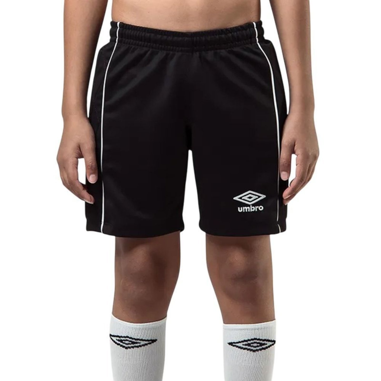 Infantil - Bermuda Goleiro Umbro Gol Twr Shelter - Preto - umbro