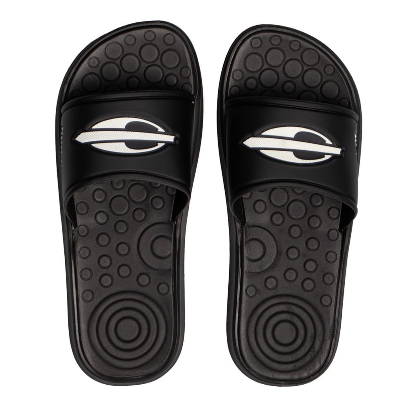 Infantil – Slide Masculino Mormaii Quiver Sola Expandida Preto/Branco