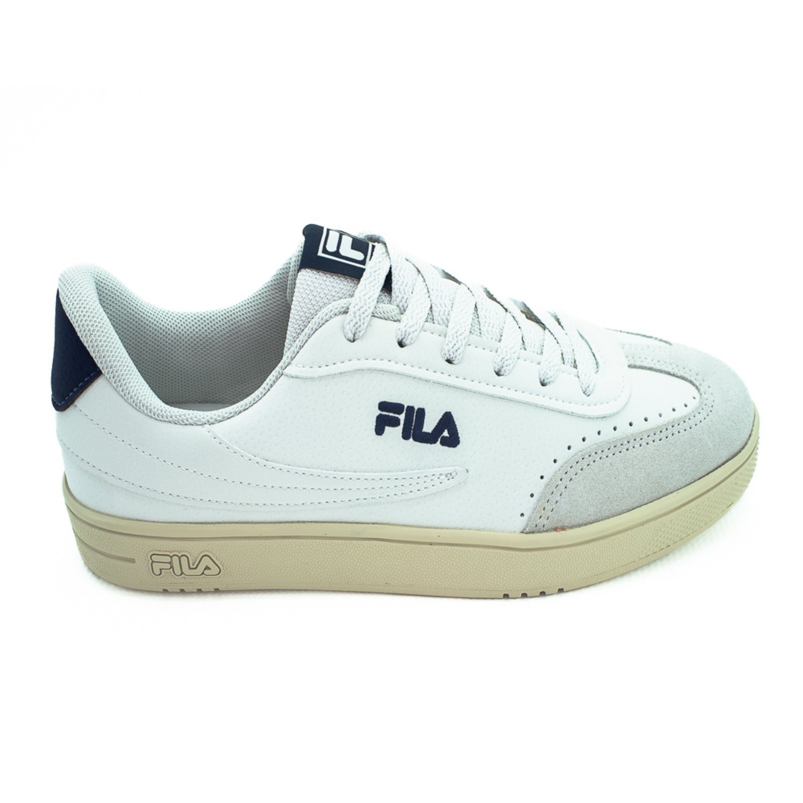Tênis Masculino Fila Court 80 - Branco