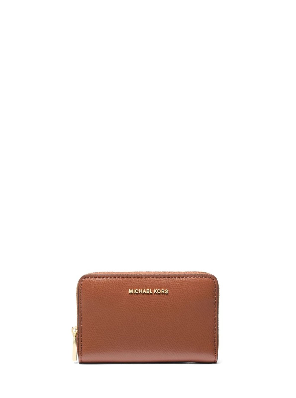 Vista 2 Carteira Jet Set Pequena De Couro 32F4gj6d0l230 Michael Kors caramelo Michael Kors caramelo