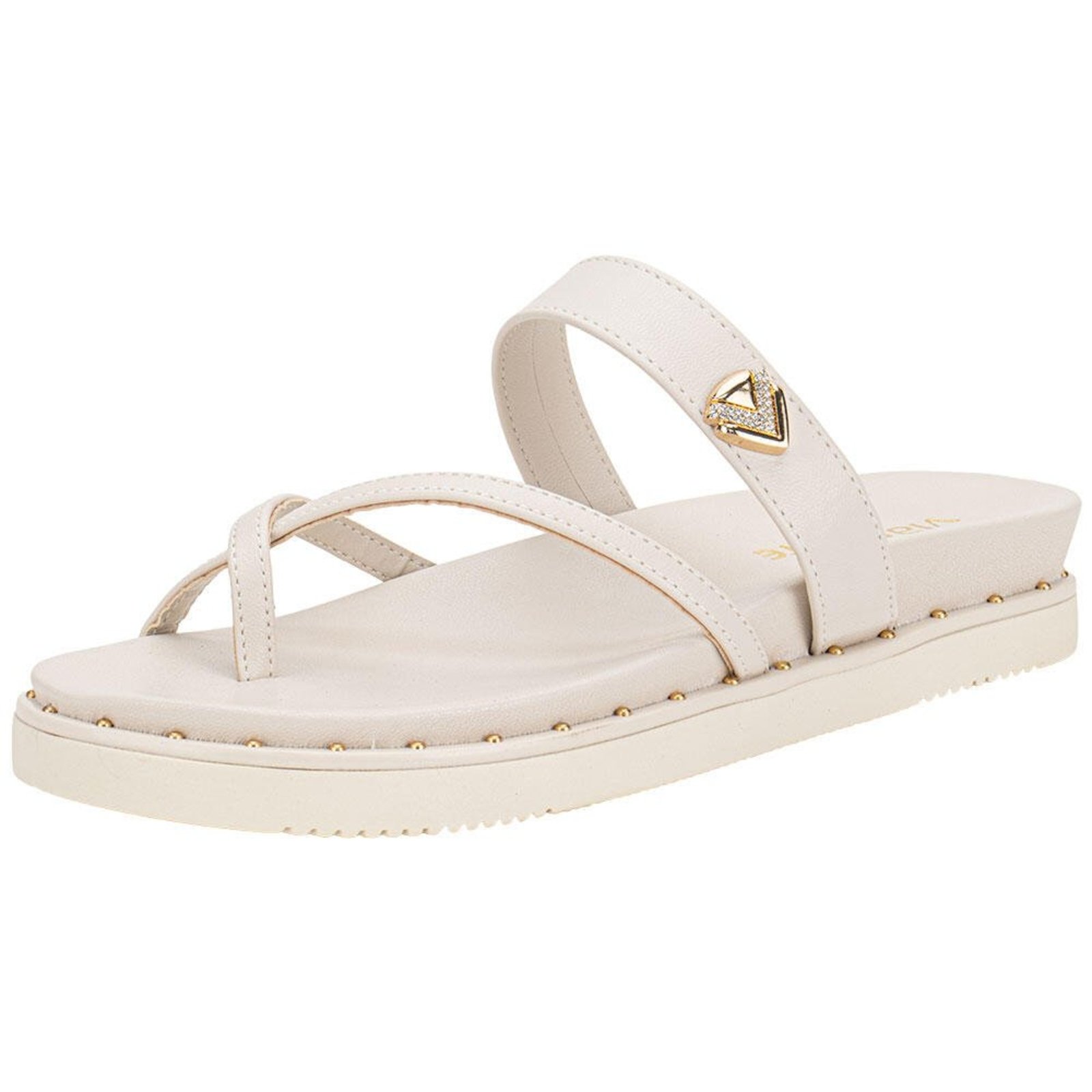 Tamanco Feminino Flat Via Marte 169029 5839029 Bege