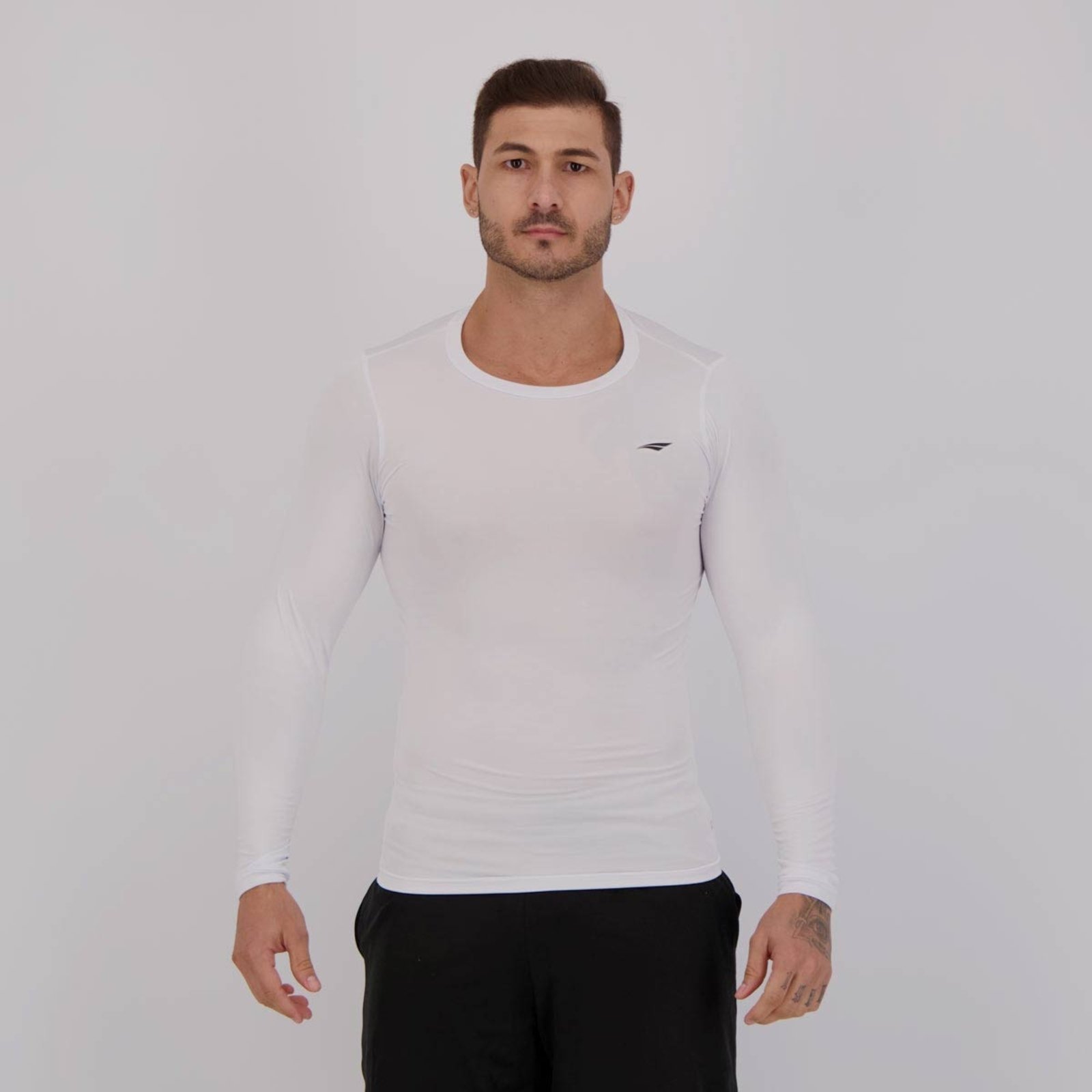 Camisa Térmica Penalty Matis X II UV Manga Longa Branca