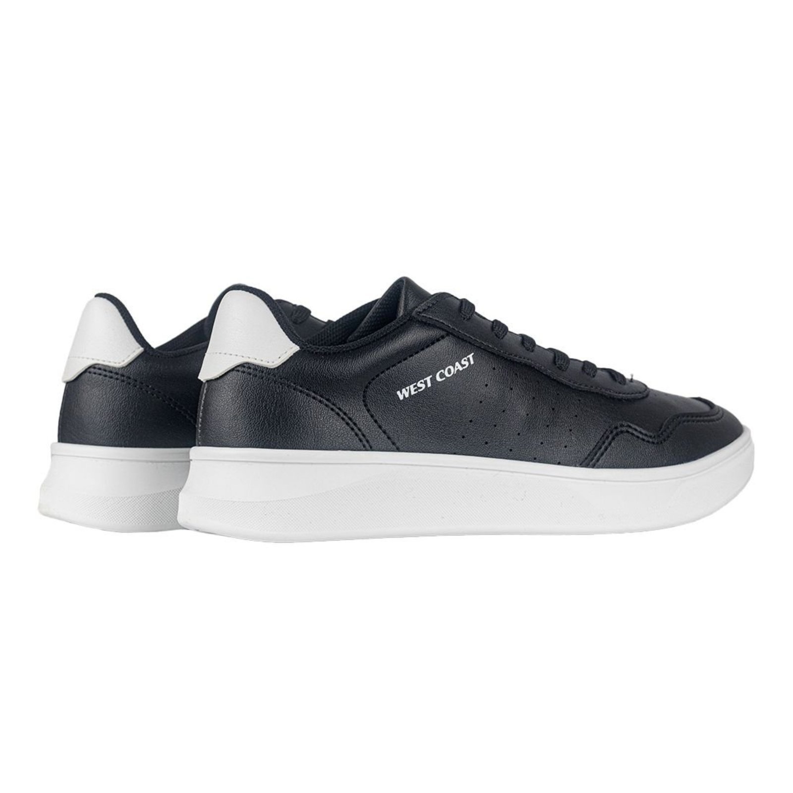 Vista 3 Tênis West Coast WC-74 Malibu Branco preto West Coast preto