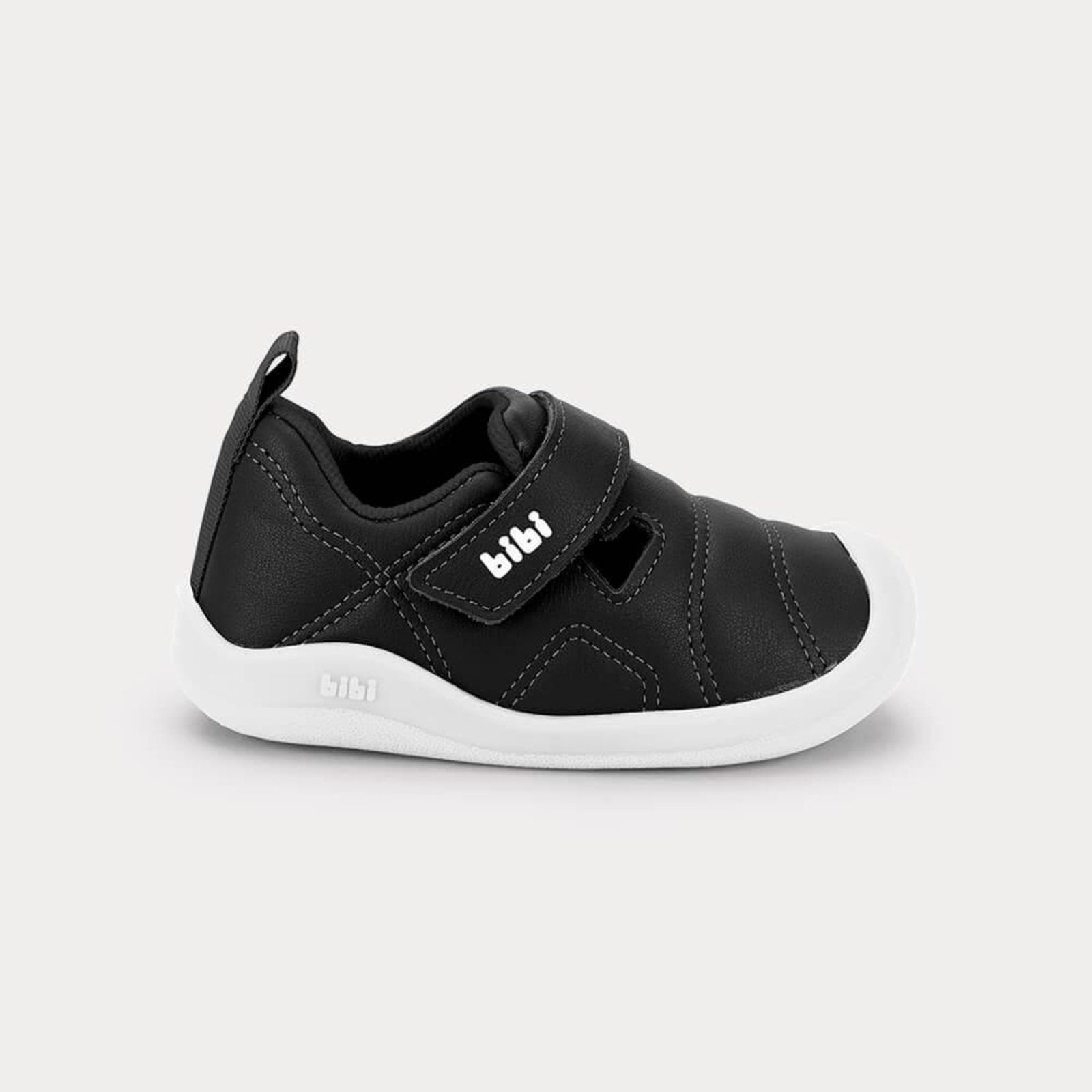 Infantil - Tênis Bibi Fisioflex 5.0 Preto com Branco 18