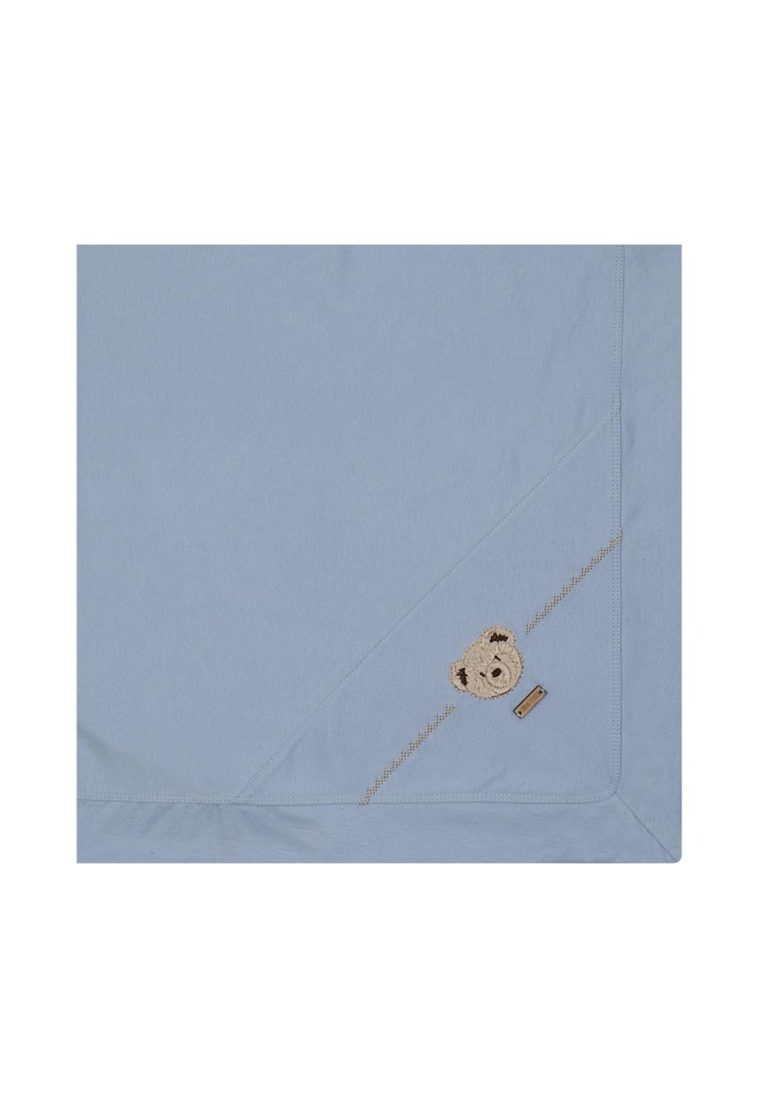 Infantil - Kit Macacão Toalha Azul Menino Sonho Mágico P Azul