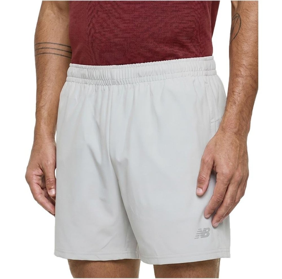 Bermuda New Balance Sport Essentials Run Masculino Cinza