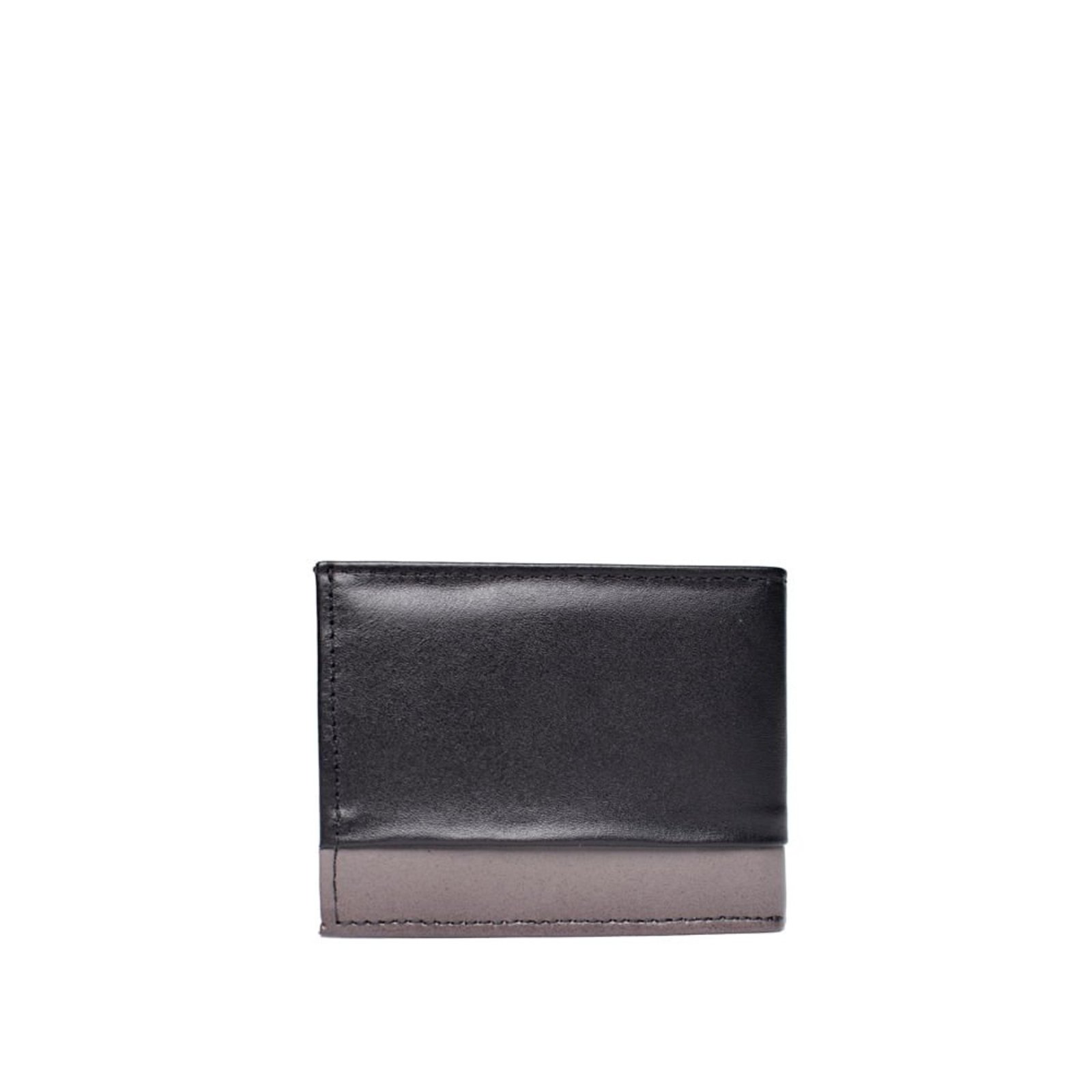 Vista 3 Carteira Masculina Fasolo K908033293 Couro Slim Cinza preto Fasolo preto