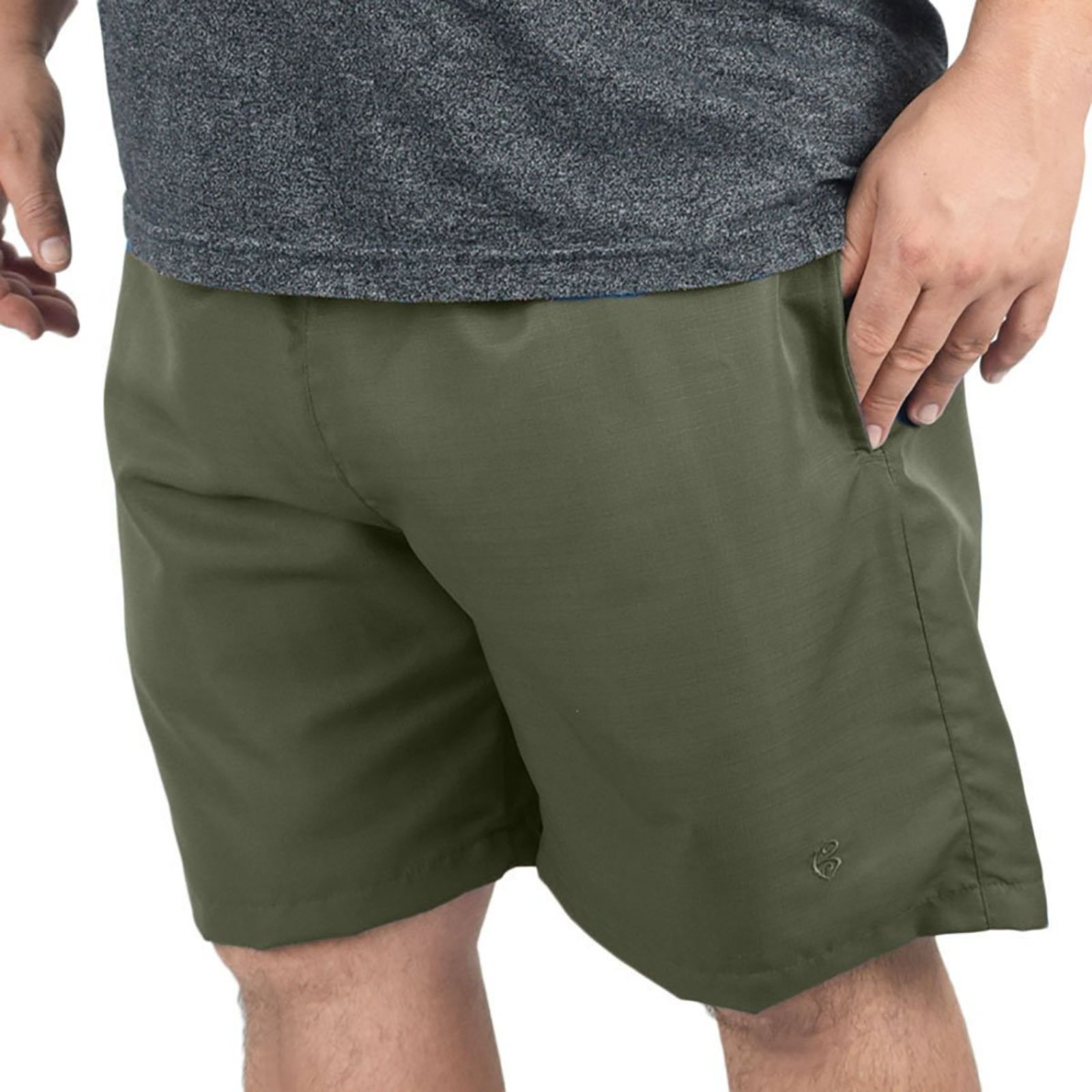 Short Tactel Extra Grande Plus Size Masculino Cores Butu Verde