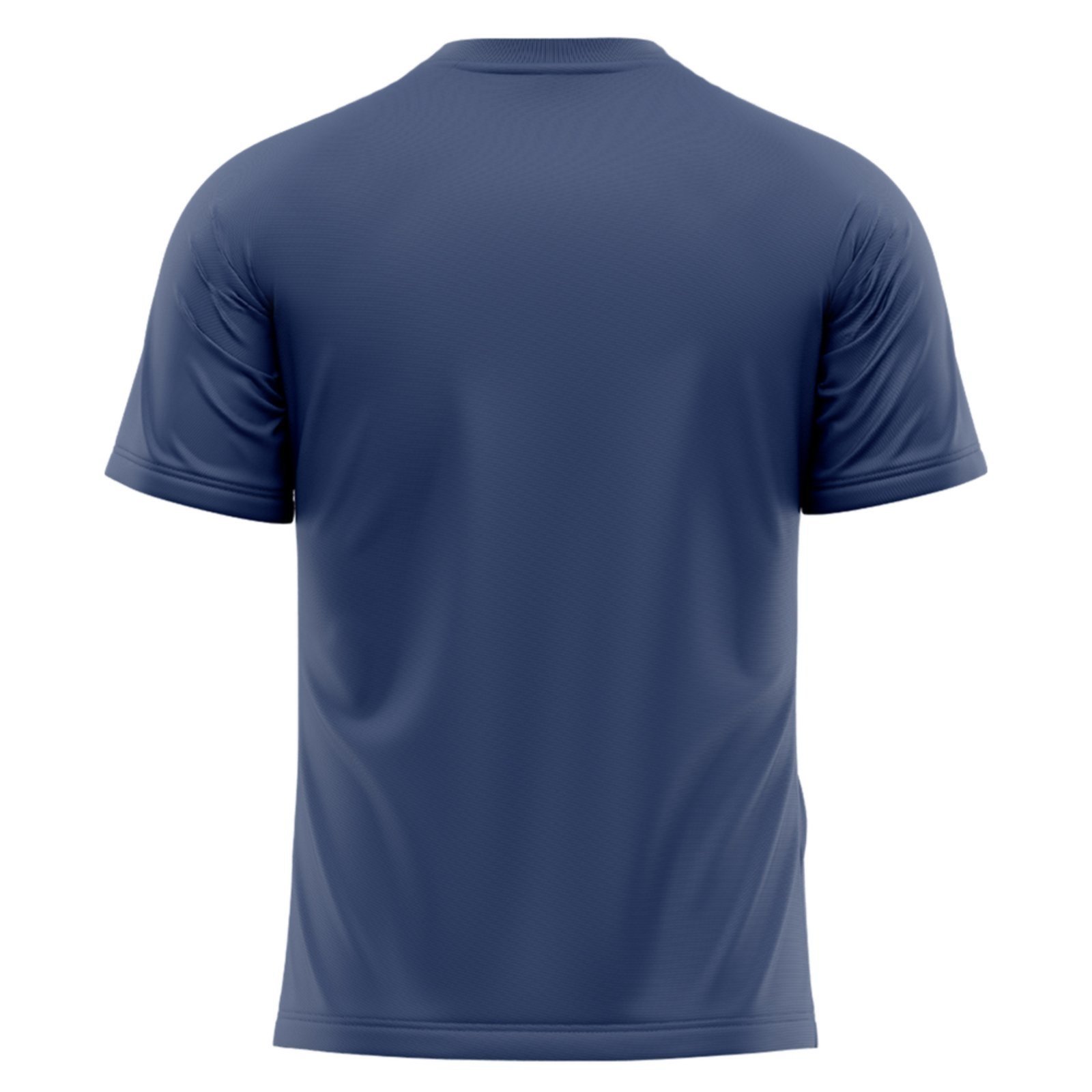 Vista 3 Camiseta Masculina Manga Curta Dry Fit Básica Lisa Proteção Solar UV Térmica Blusa Academia Esporte Camisa branco branco