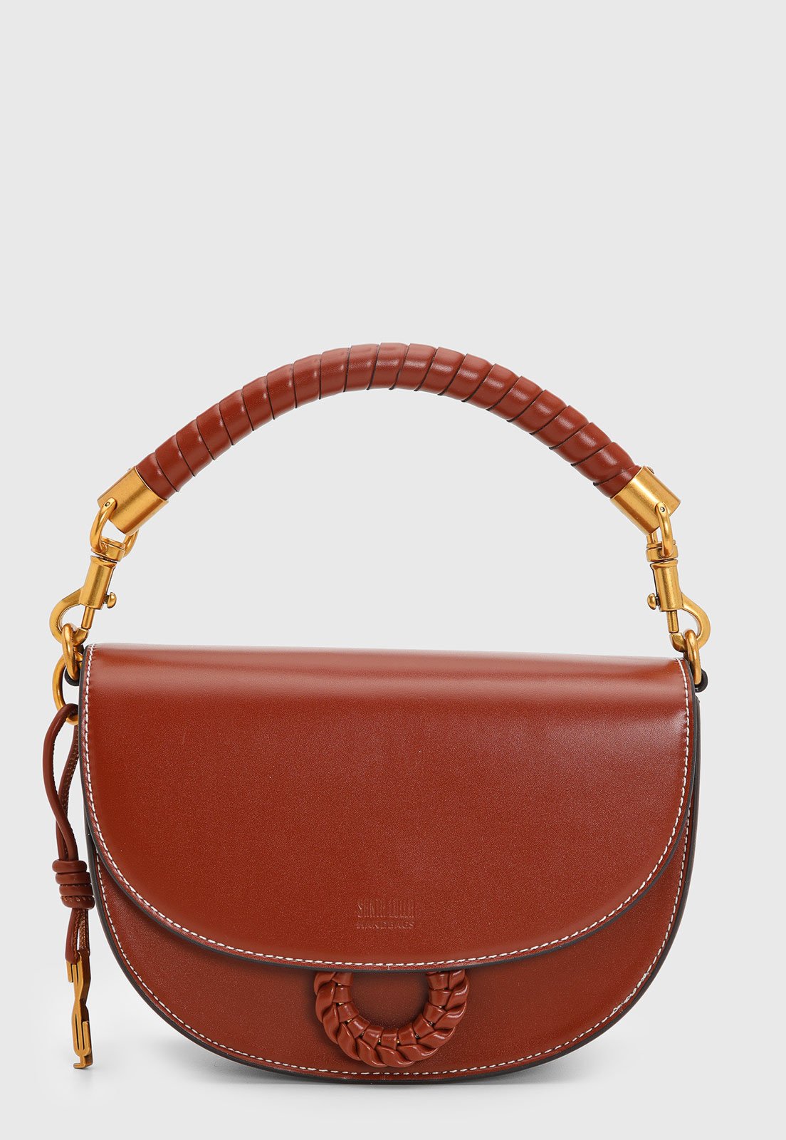 Bolsa Feminina Santa Lolla Alça Trançada Marrom