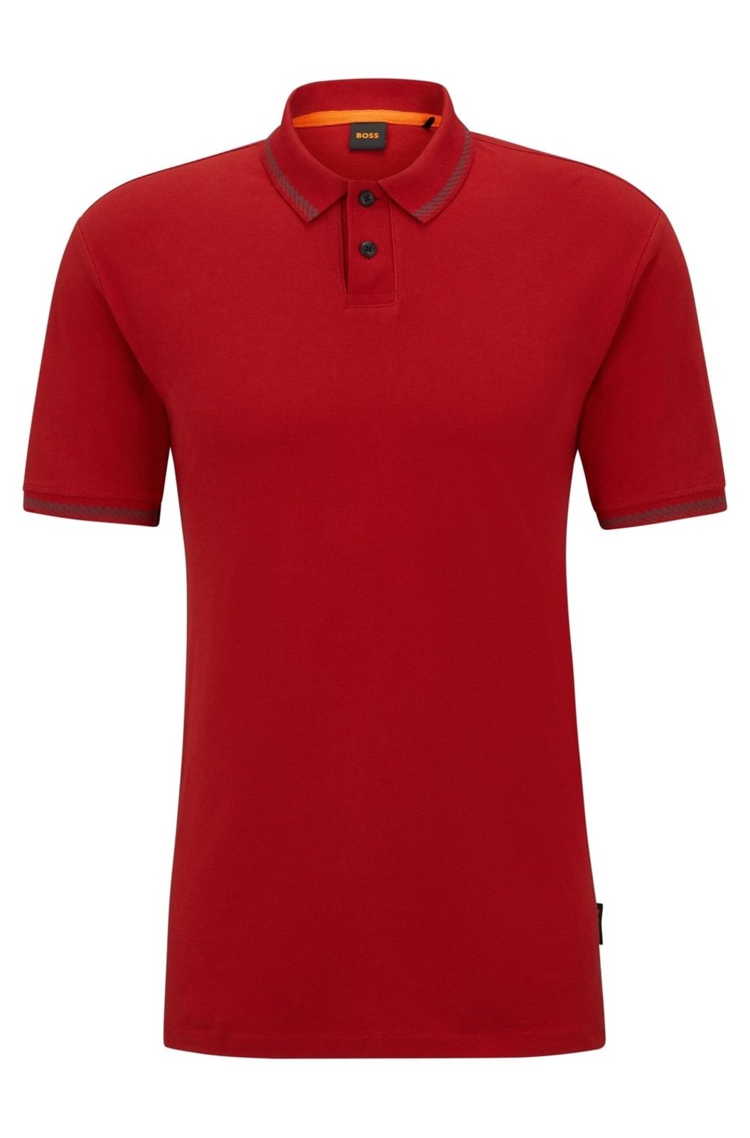 Polo Em Piqué De Algodão Com Detalhes Em Contraste