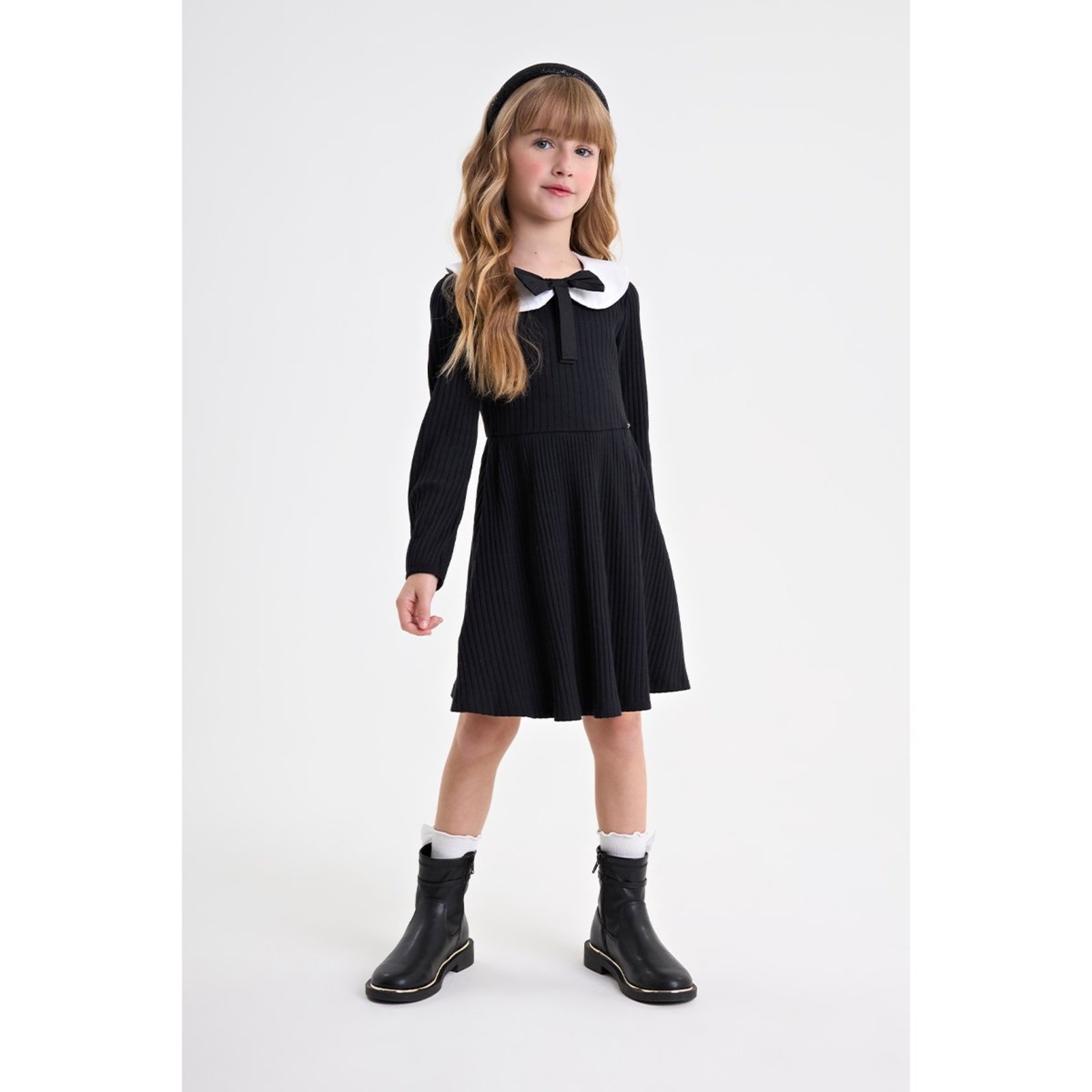 Infantil - Vestido Feminino em Ribana Soft