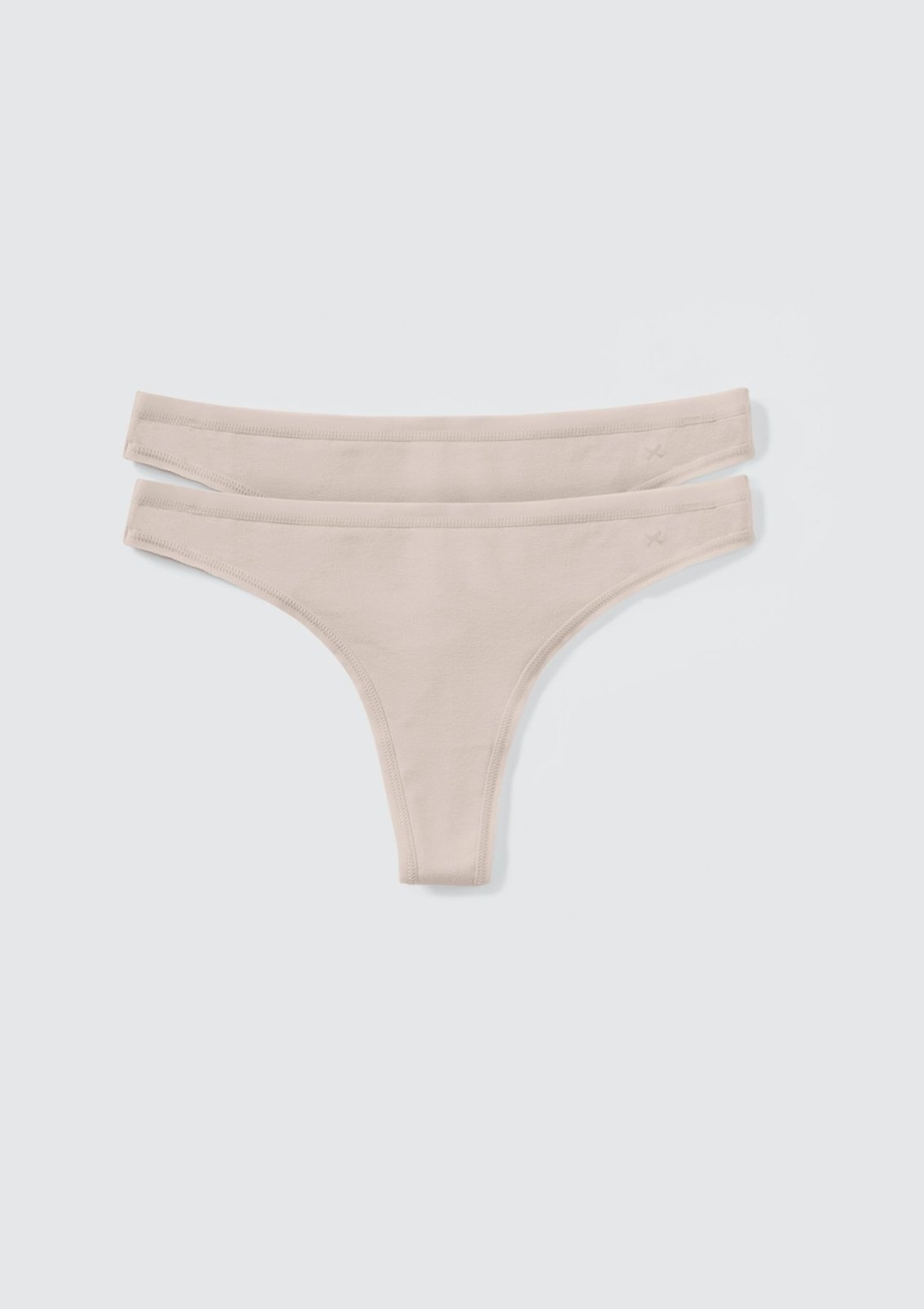 Vista 2 Kit 2 Calcinhas Fio Duplo Hering HERING INTIMATES bege HERING INTIMATES bege
