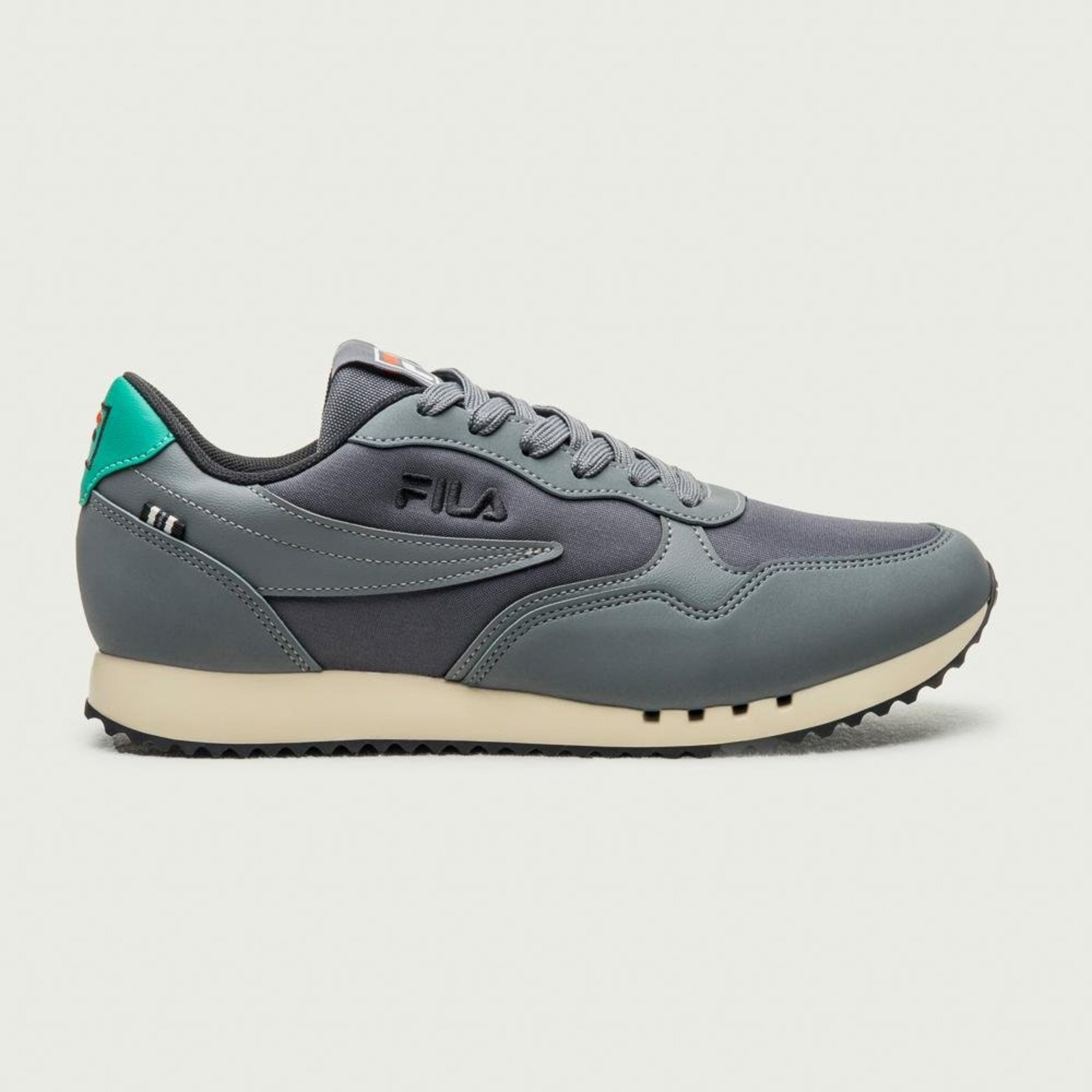 Tênis Fila Euro Jogger Vintage Masculino Cinza
