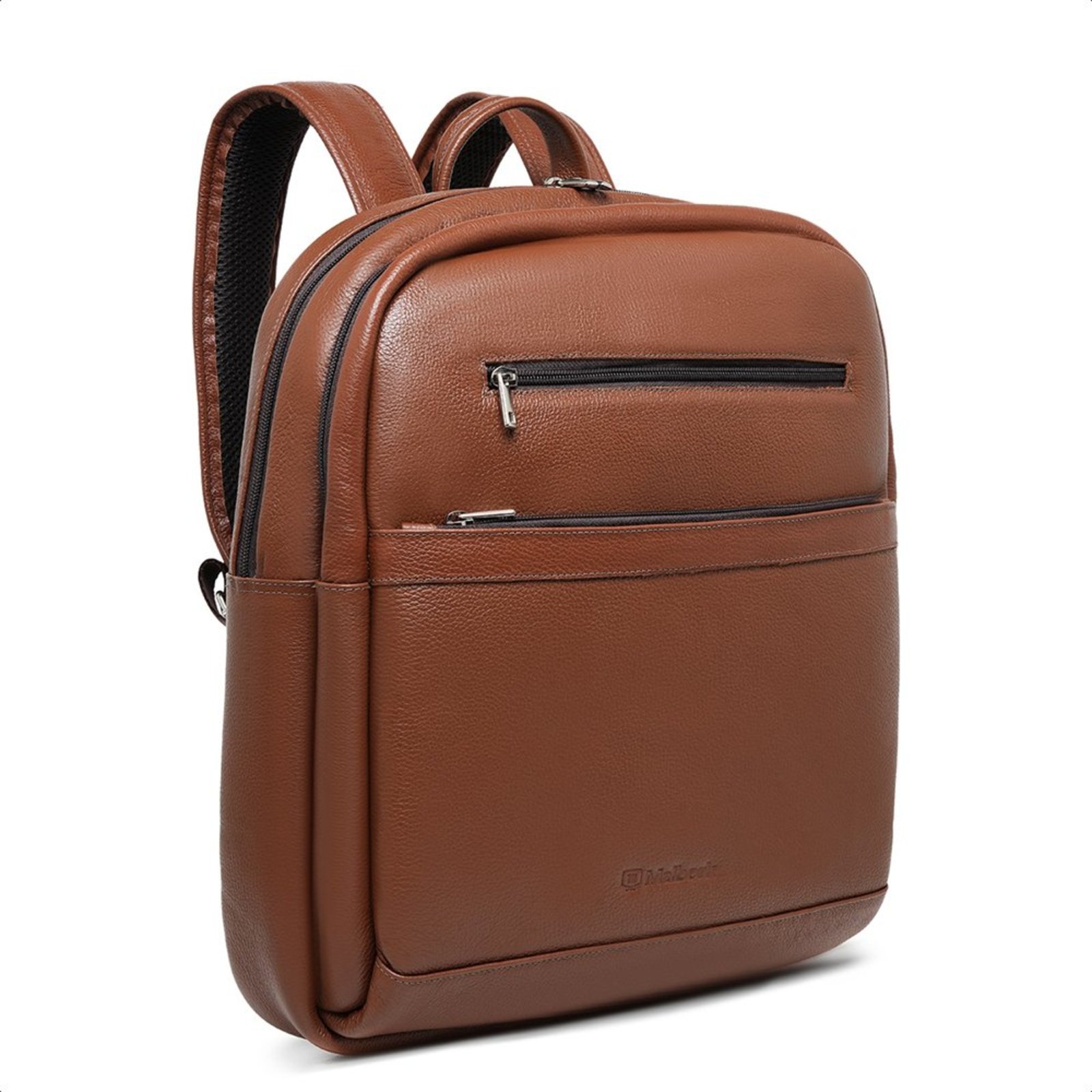 Mochila Executiva Malbork Couro Floater Whisky Para Notebook M2_W