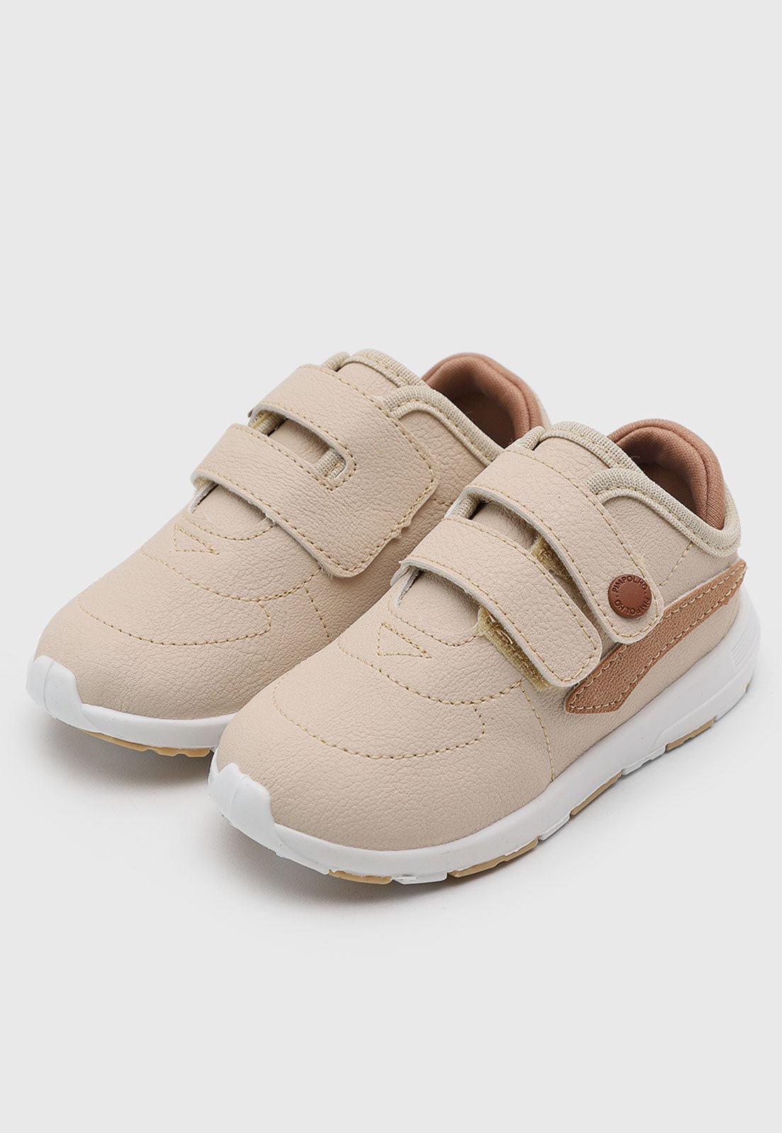 Vista 2 Infantil - Tênis Pimpolho Sport Jogging bege Pimpolho bege