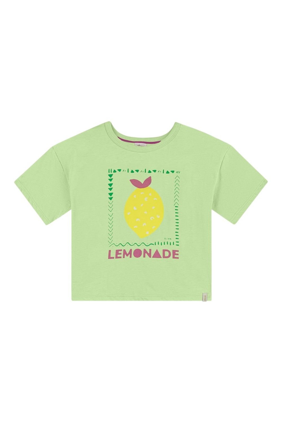 Infantil - Blusa Menina Meia Malha Penteada Elian Verde