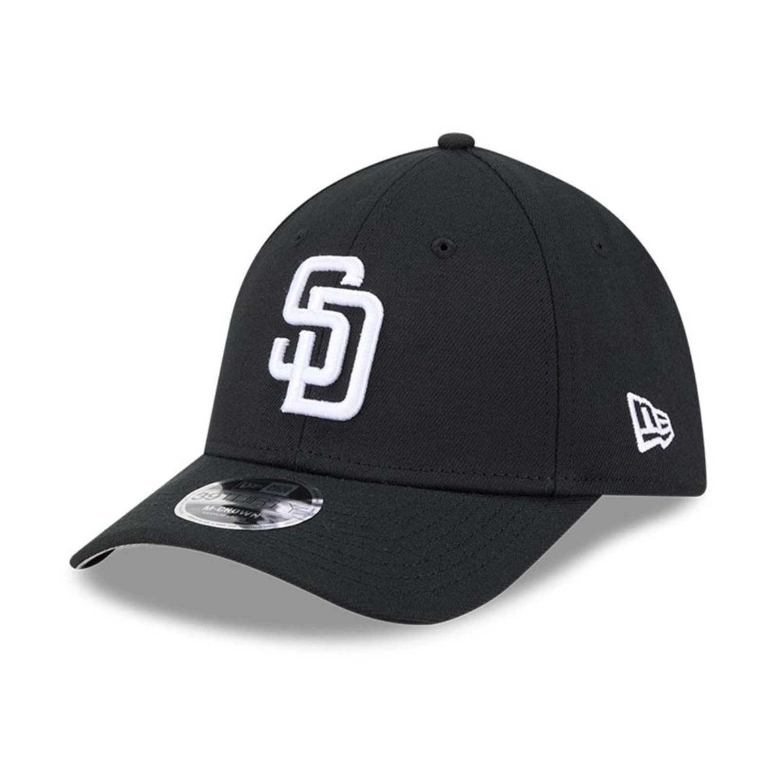 Bone New Era 39THIRTY M-Crown San Diego Padres MLB Preto