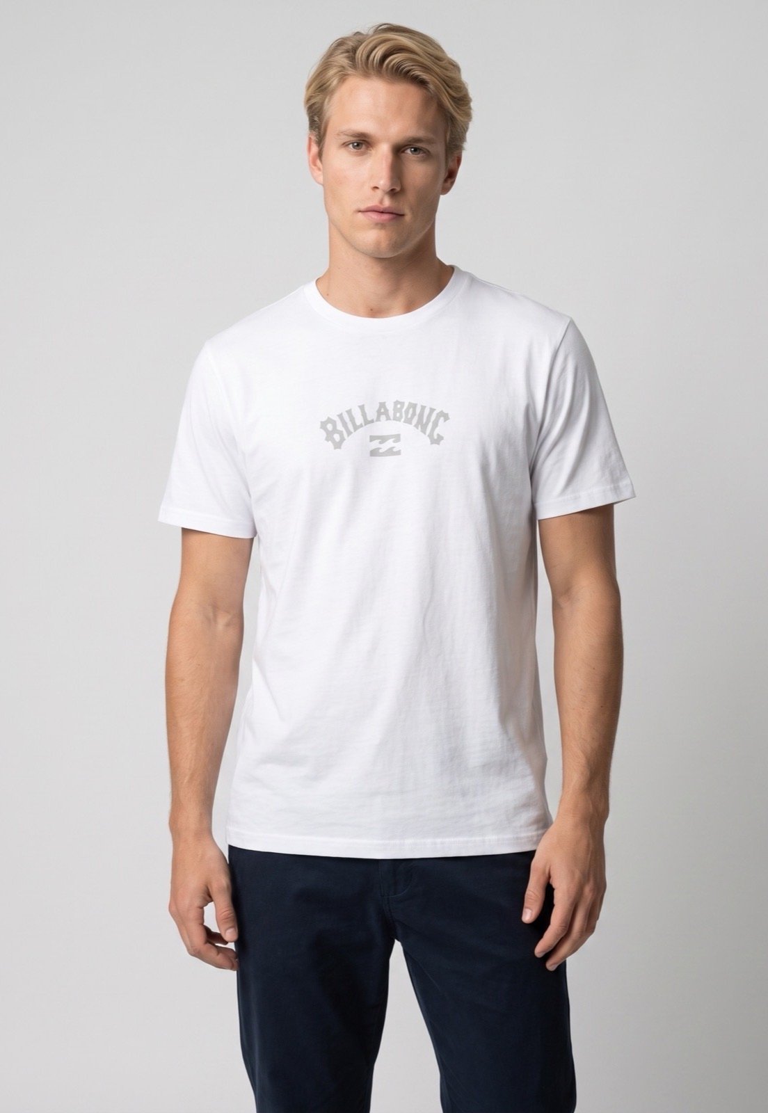 Camiseta Masculina Billabong Mid Arch I Branca