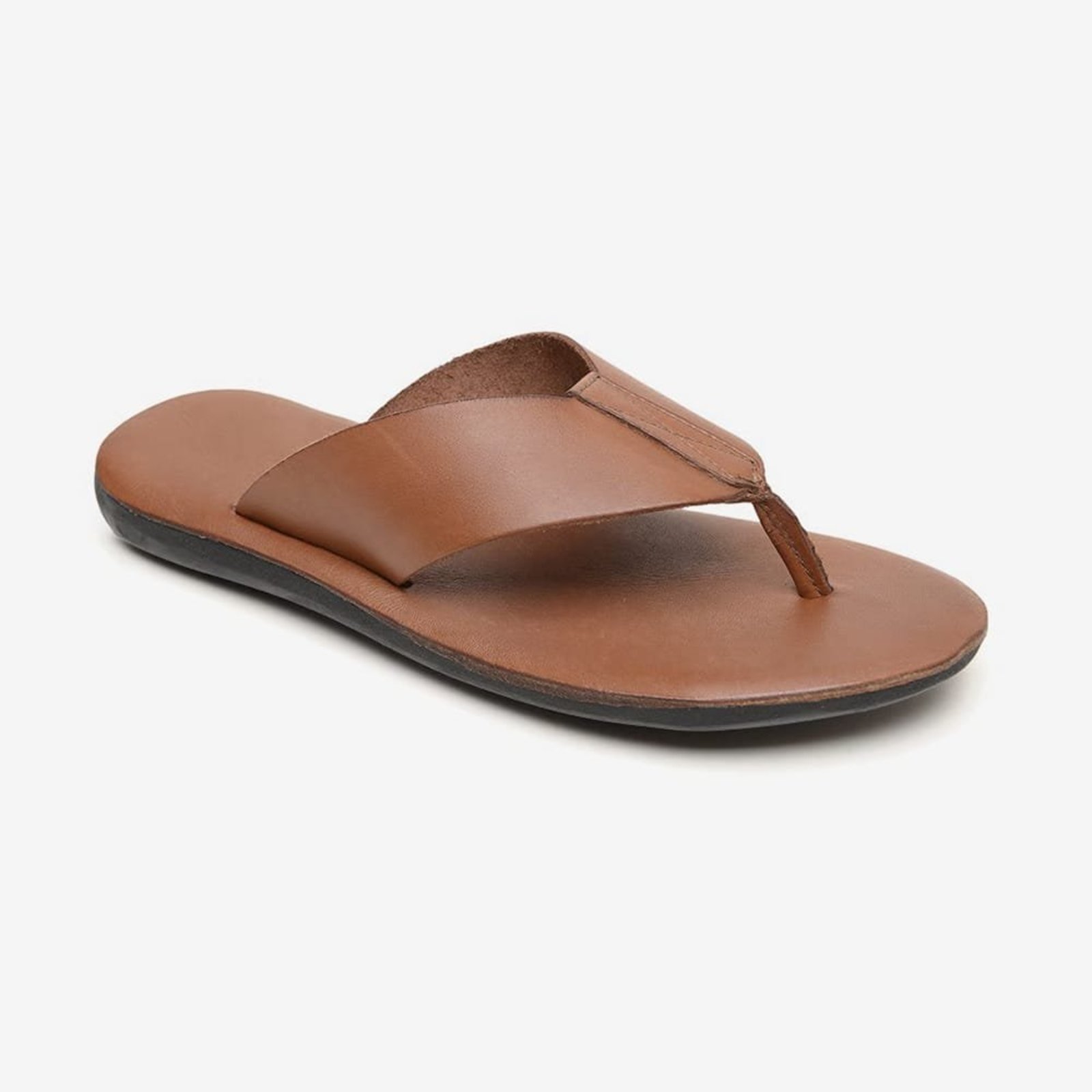 Chinelo Masculino Sandalia Couro Corozal Ortopédico Macio Conhaque