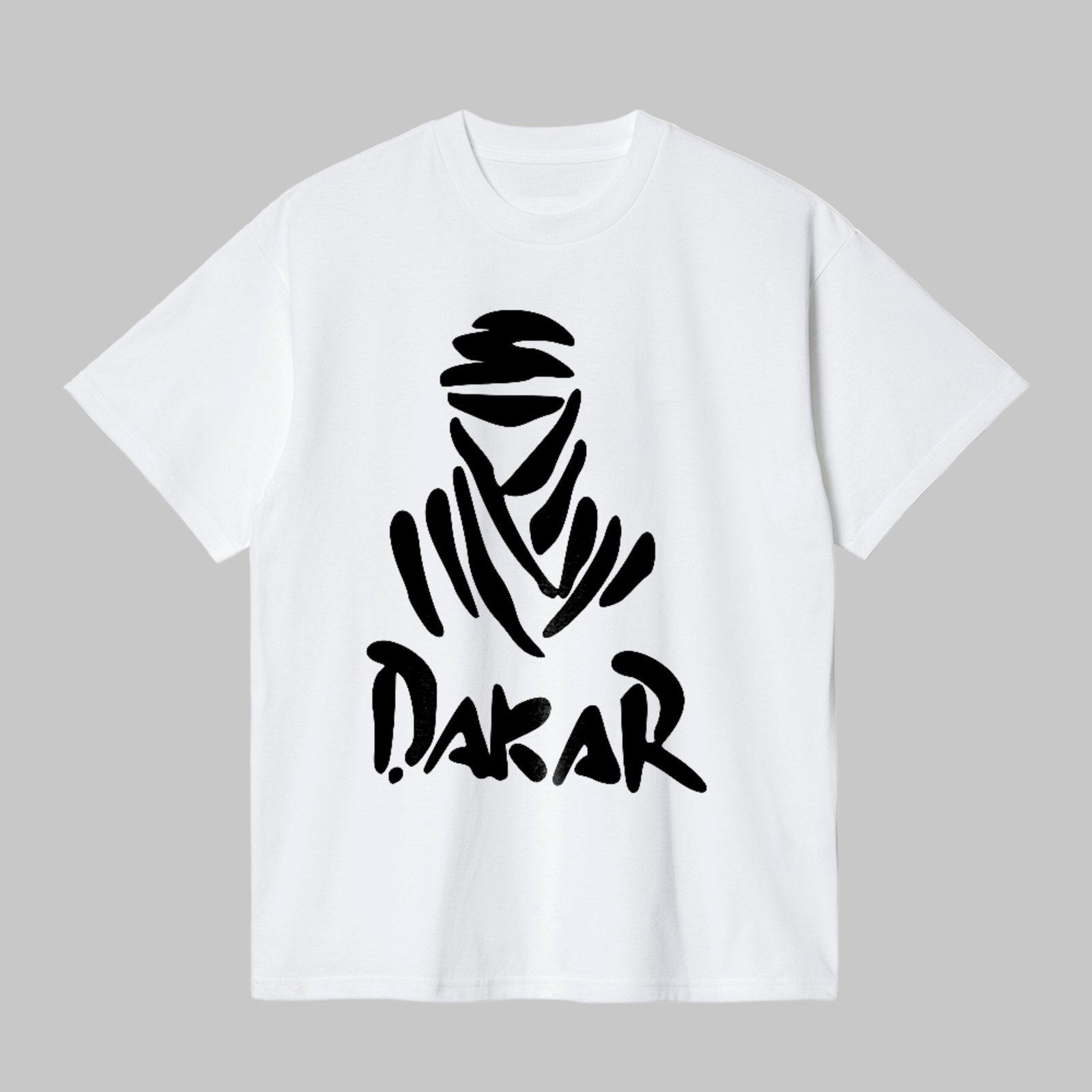Camiseta Básica Dakar Off Road Style Unissex Branco