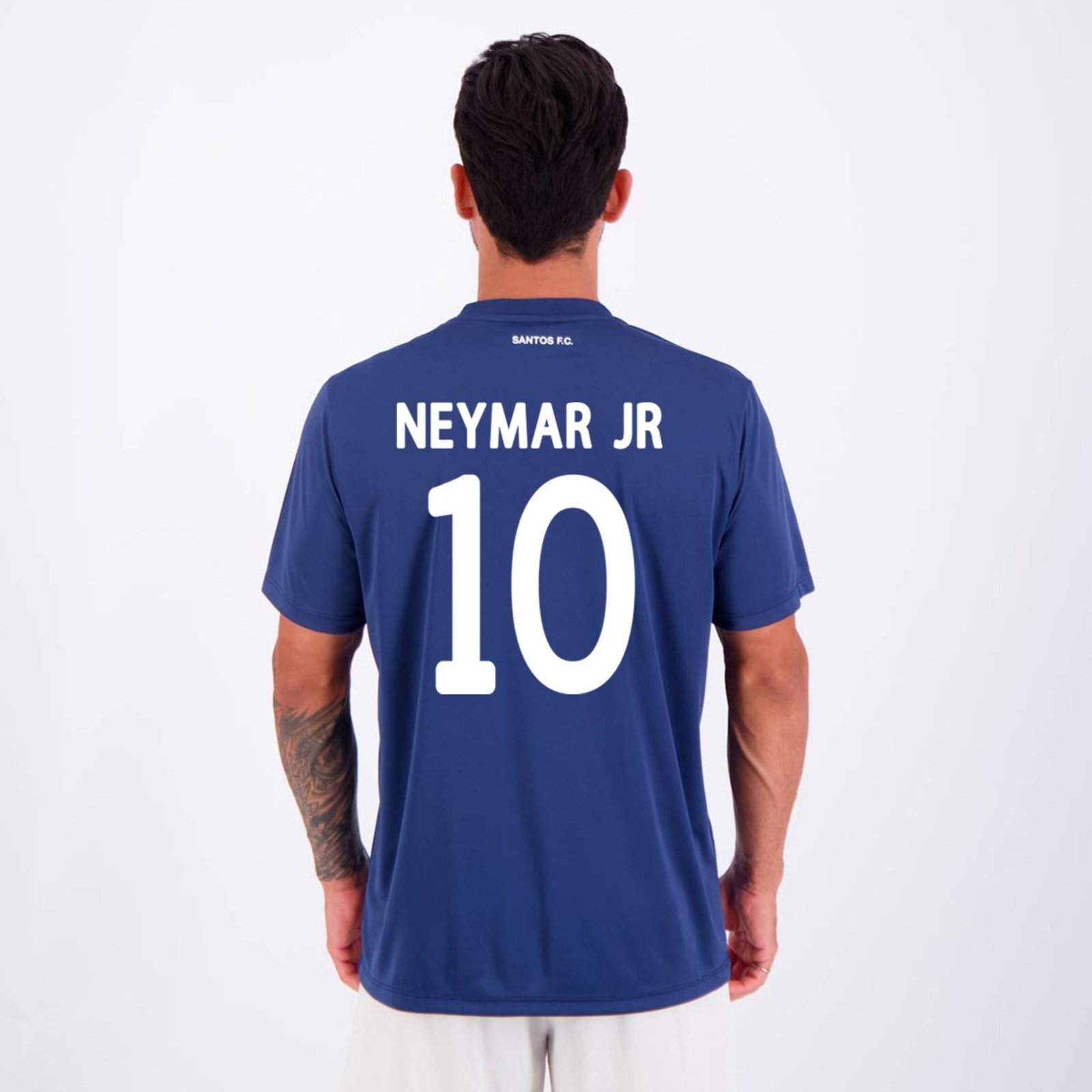 Camisa Santos Fulgor Marinho e Branca 10 Neymar Jr.
