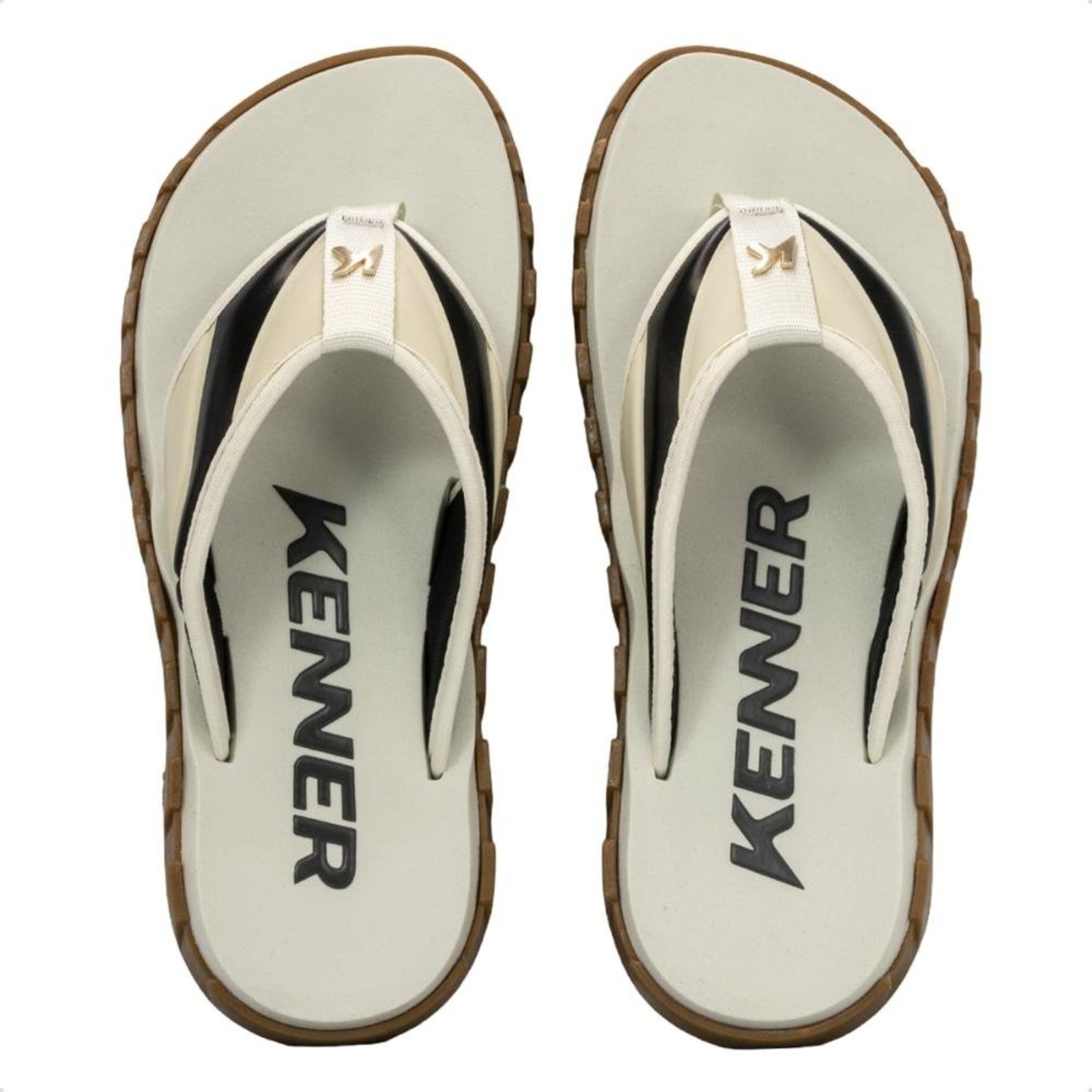 Chinelo Kenner Masculino Megah Turbo Off-white