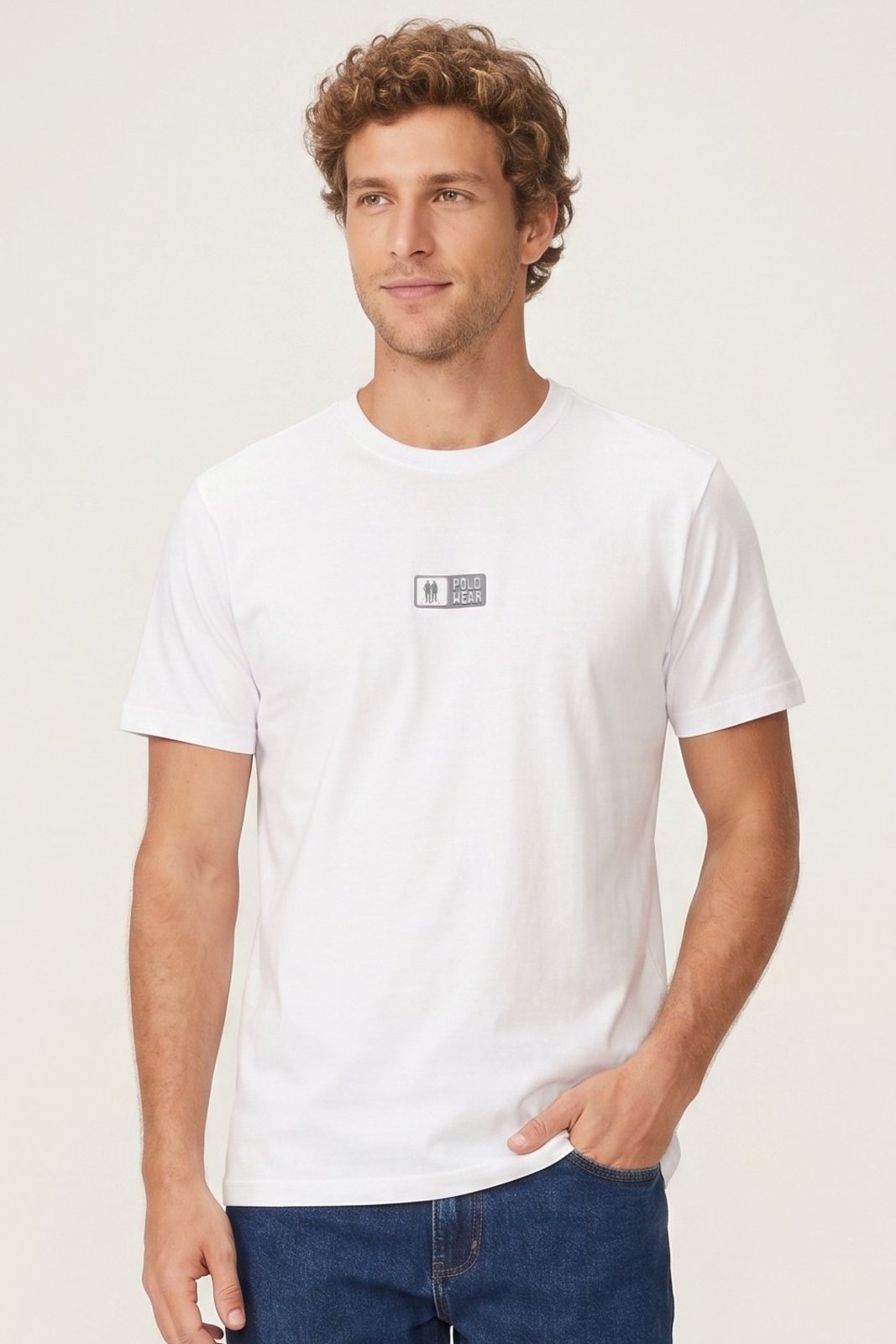 Camiseta Masculina Leve e Confortável Polo Wear Branco