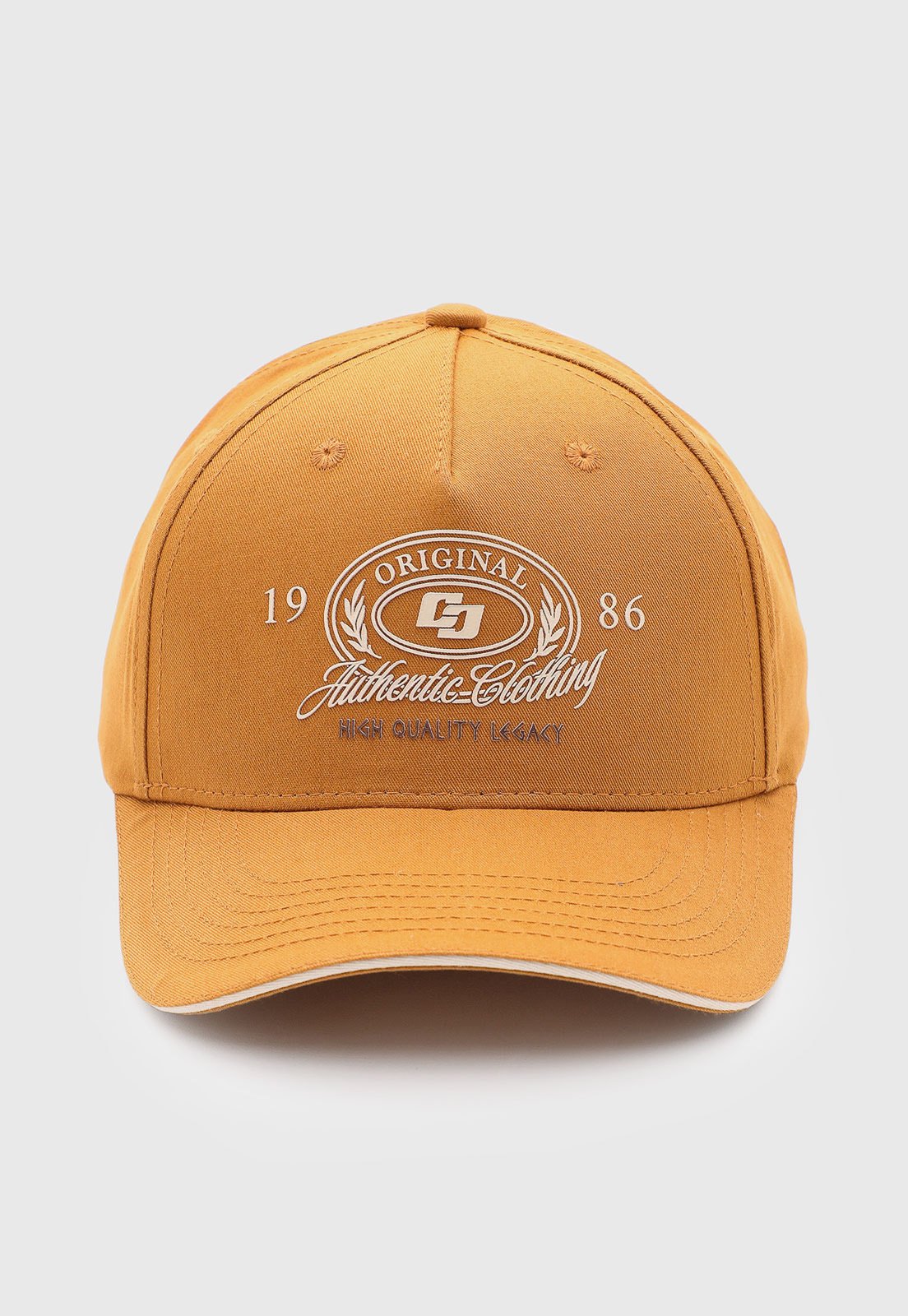 Boné Masculino Colcci Aba Curva Amarelo