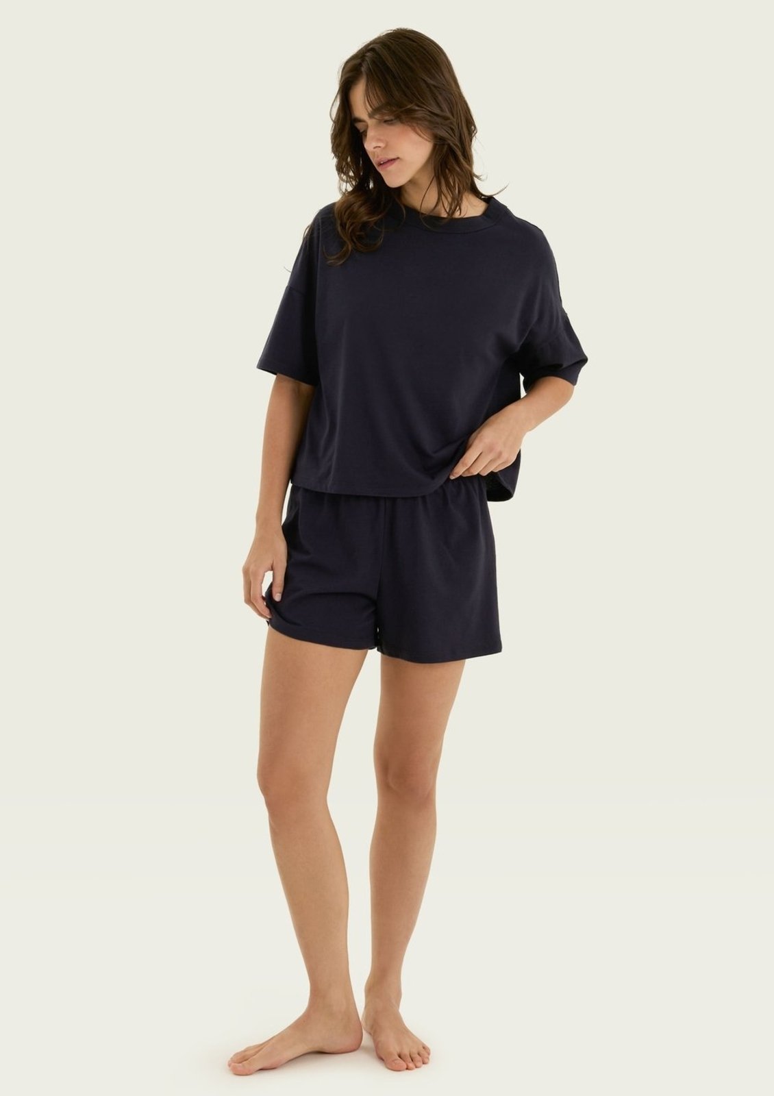 Pijama Curto Feminino Premium Hering